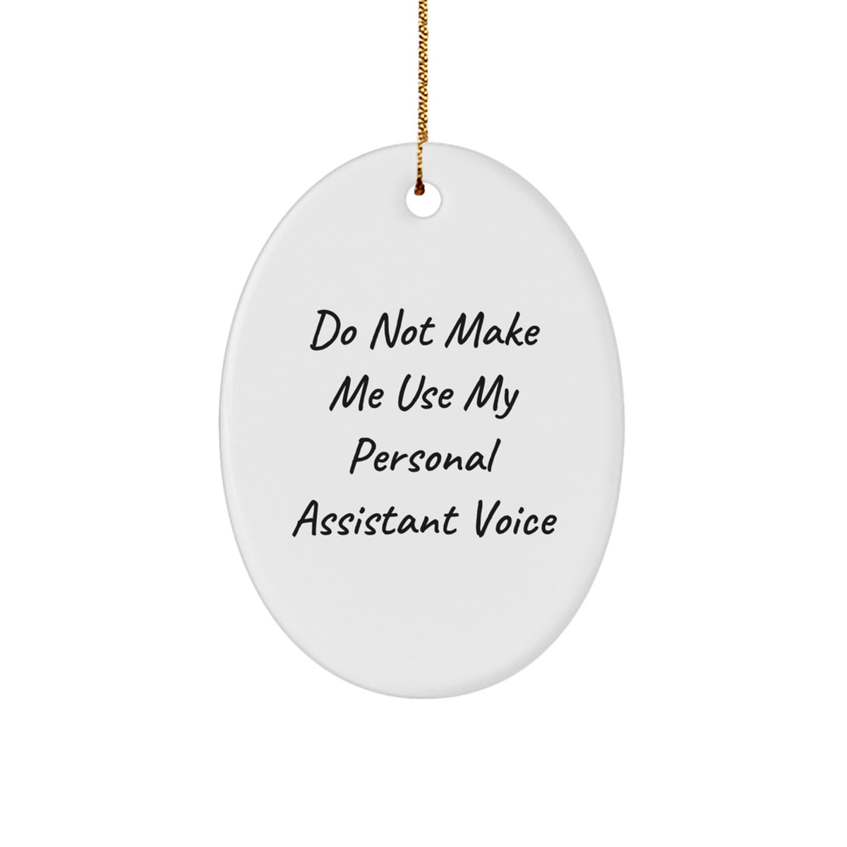 Personal Assistant Christmas Ornament for Her Present Gift - Image 1