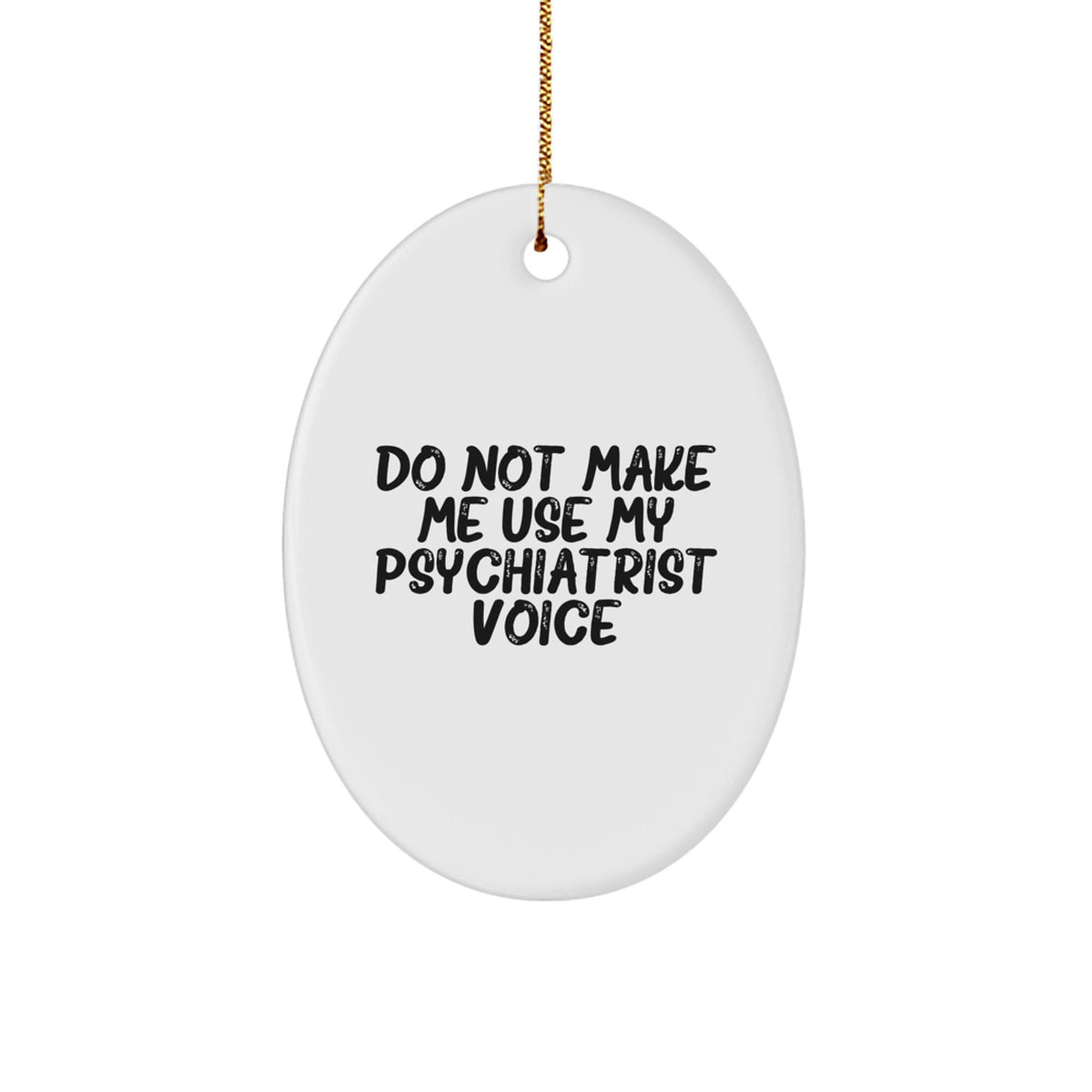 Psychiatrist Christmas Ornament for Her Present Holiday Keepsake Gift - Image 1