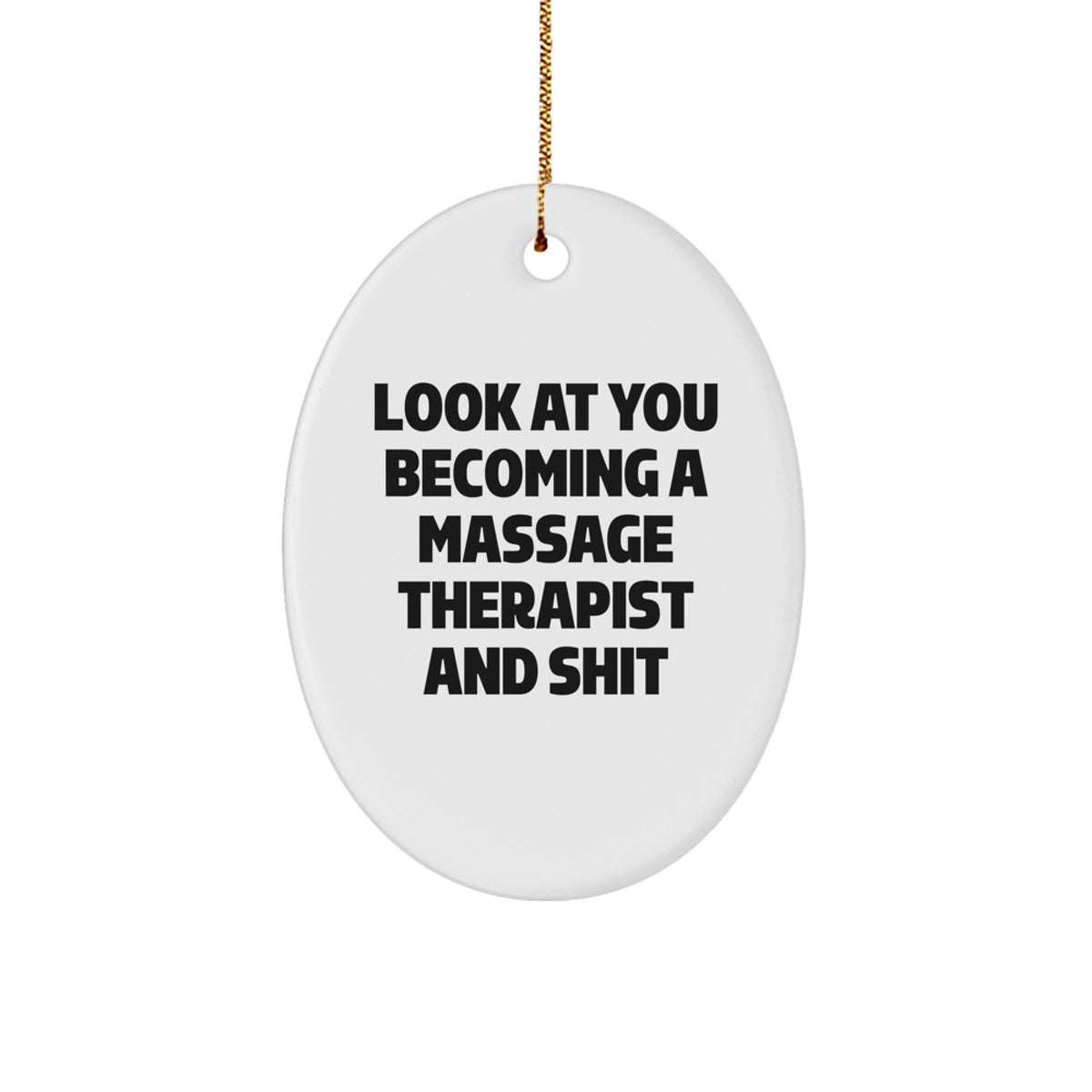 Massage Therapist Treasure Christmas Ornament for Family Gift - Image 1