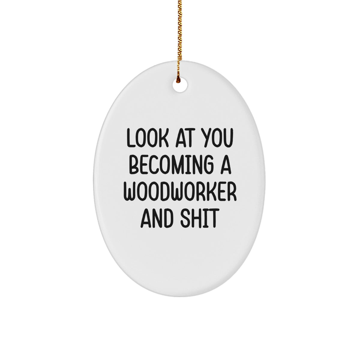 Woodworker Keepsake Durable Holiday Christmas Ornament for Him Gift - Image 1