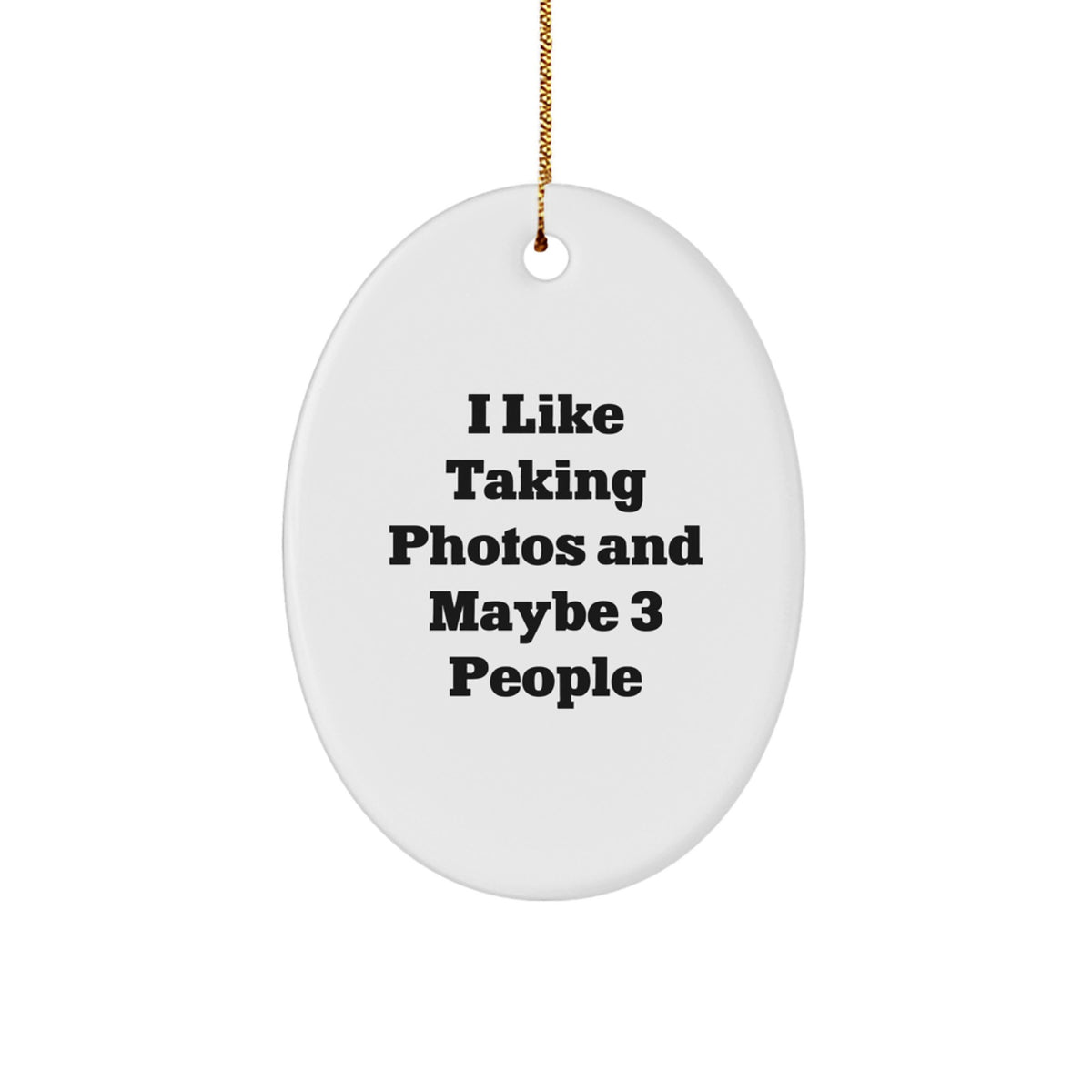 Christmas Ornament Witty Taking Photos Gift for Kids, Favorite Holiday - Image 1