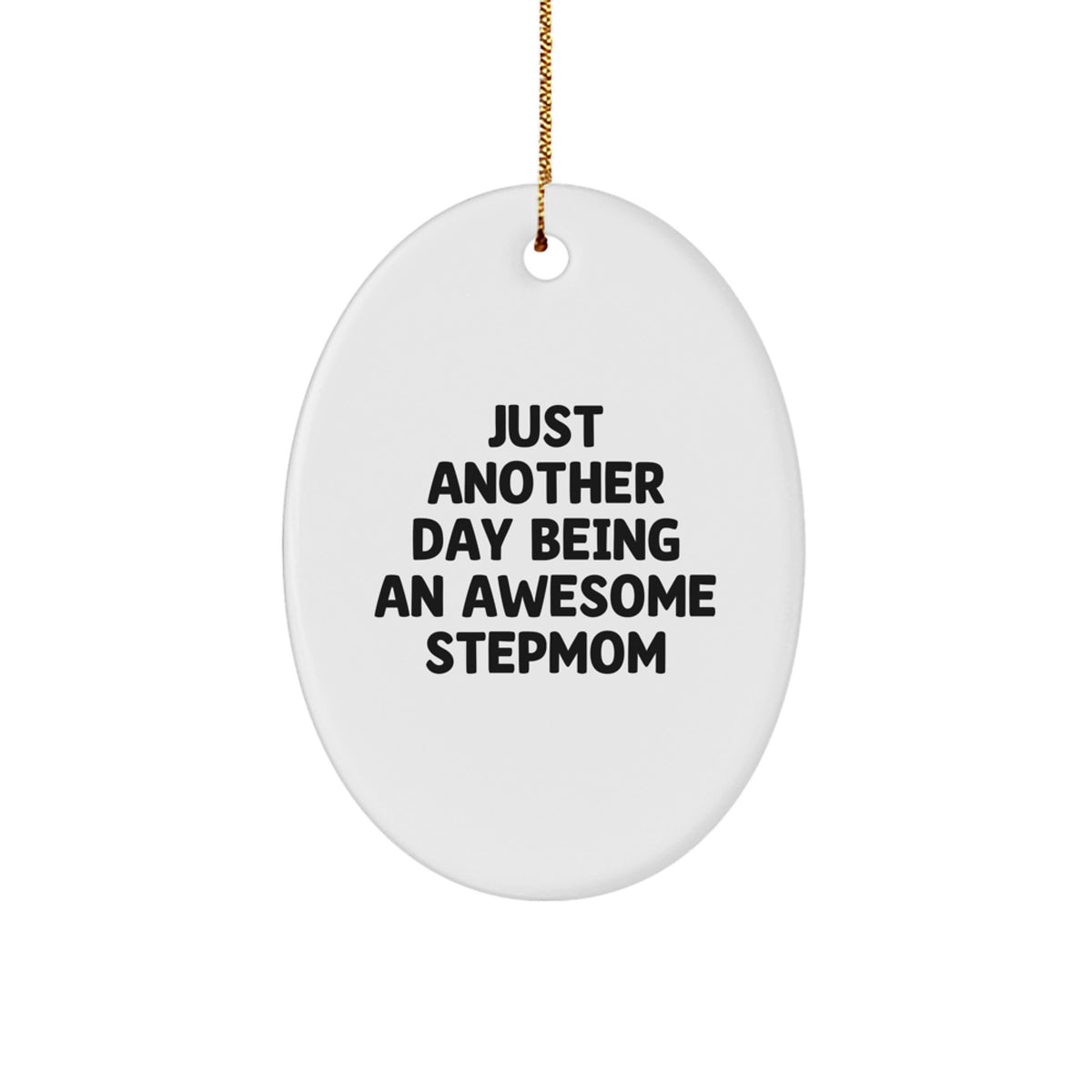 Stepmom Holiday Cheer Novelty Christmas Ornament for Friends Gift - Image 1