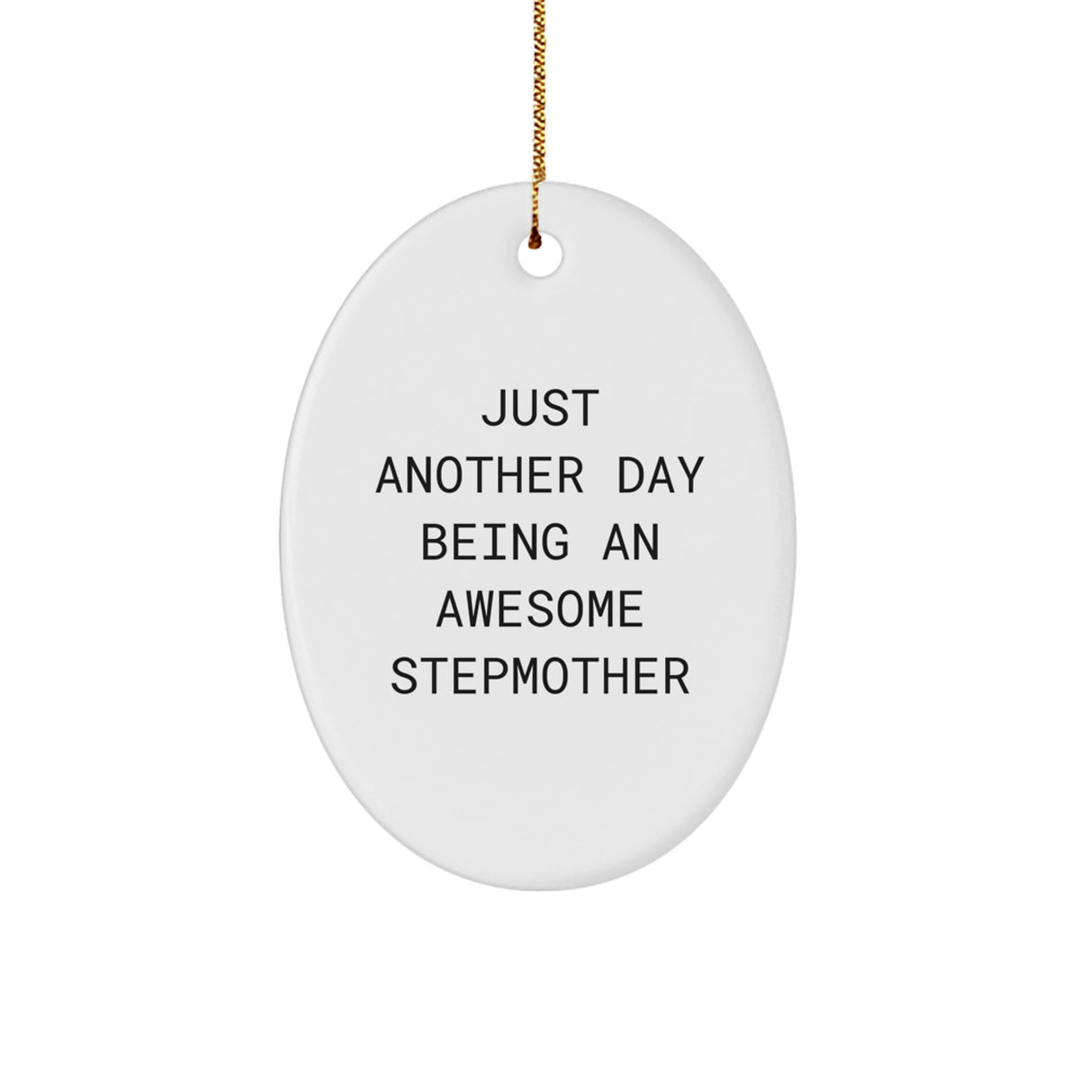 Playful Stepmother Novelty Christmas Ornament for Friends Gift - Image 1