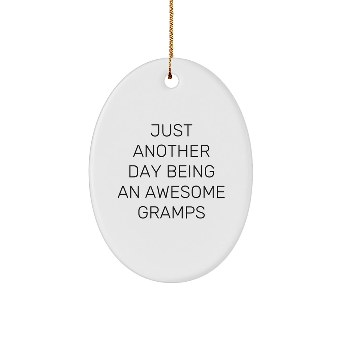 Gramps Keepsake Christmas Ornament for Him Gift - Image 1