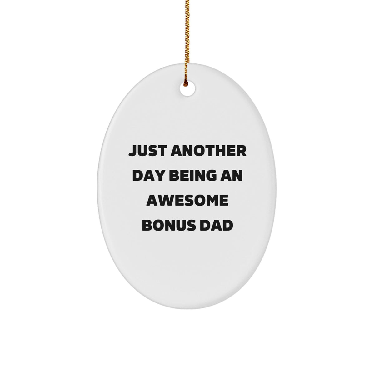 Bonus Dad Memento Christmas Ornament for a Husband Gift Heartfelt - Image 1