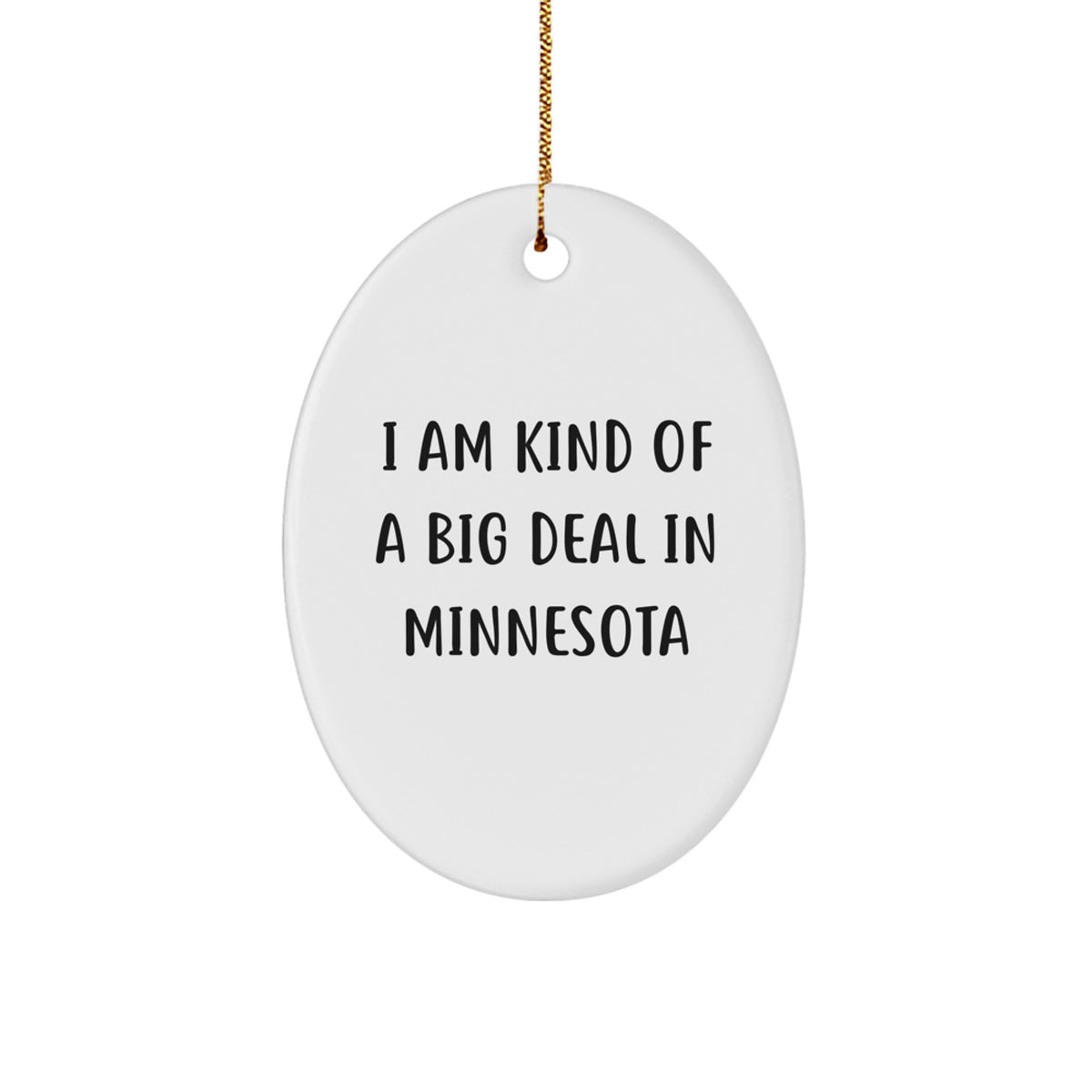 Minnesota Christmas Ornament Gift for Neighbors – Kind Of A Prime Selection - Image 1