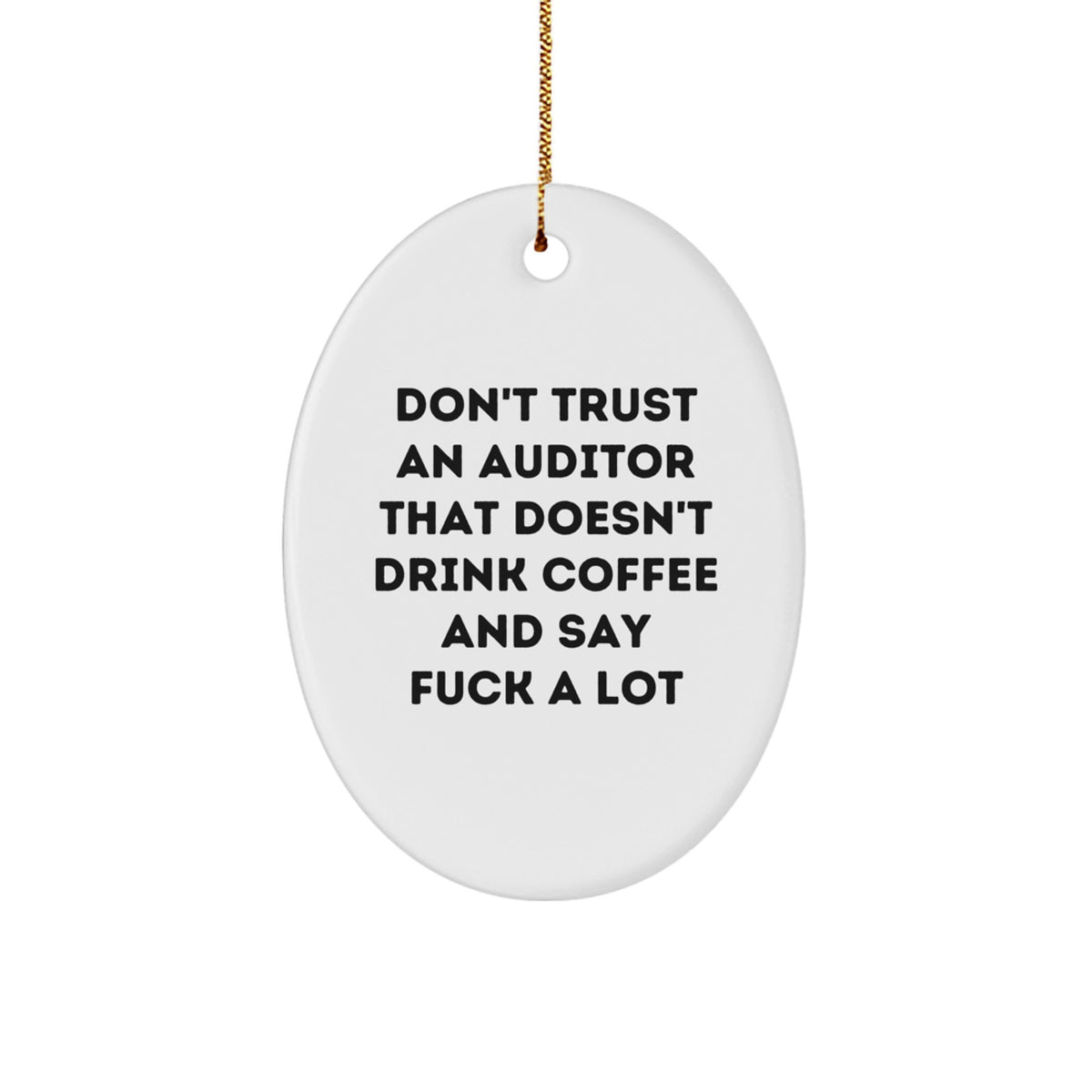 Sassy Auditor Christmas Ornament Gift for Roommates - Memento - Image 1
