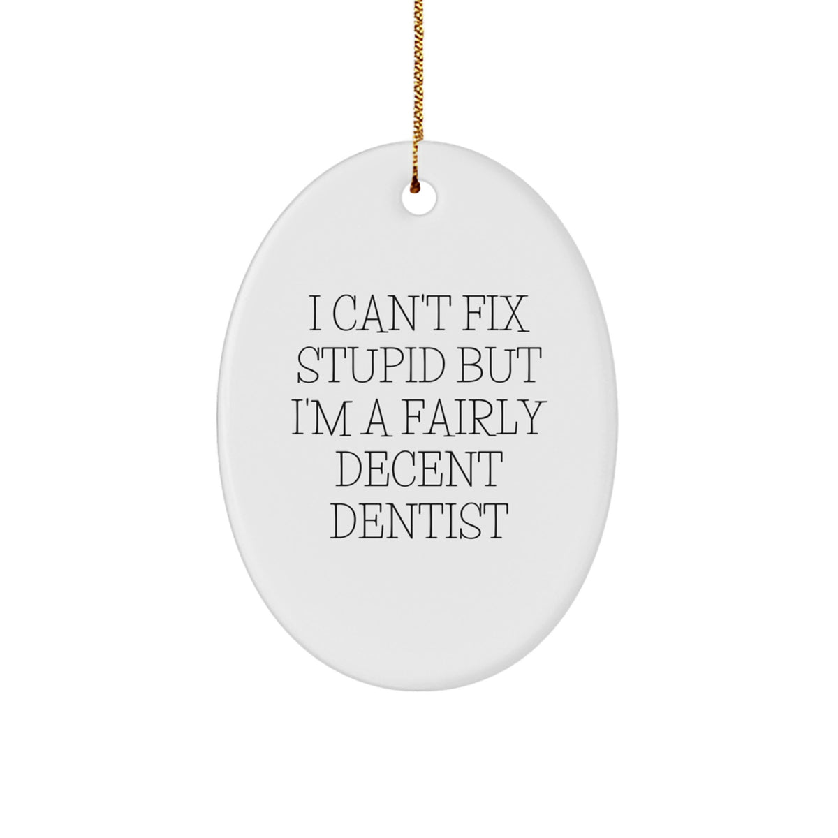 Dentist Christmas Ornament Keepsake for Him Gift - Image 1