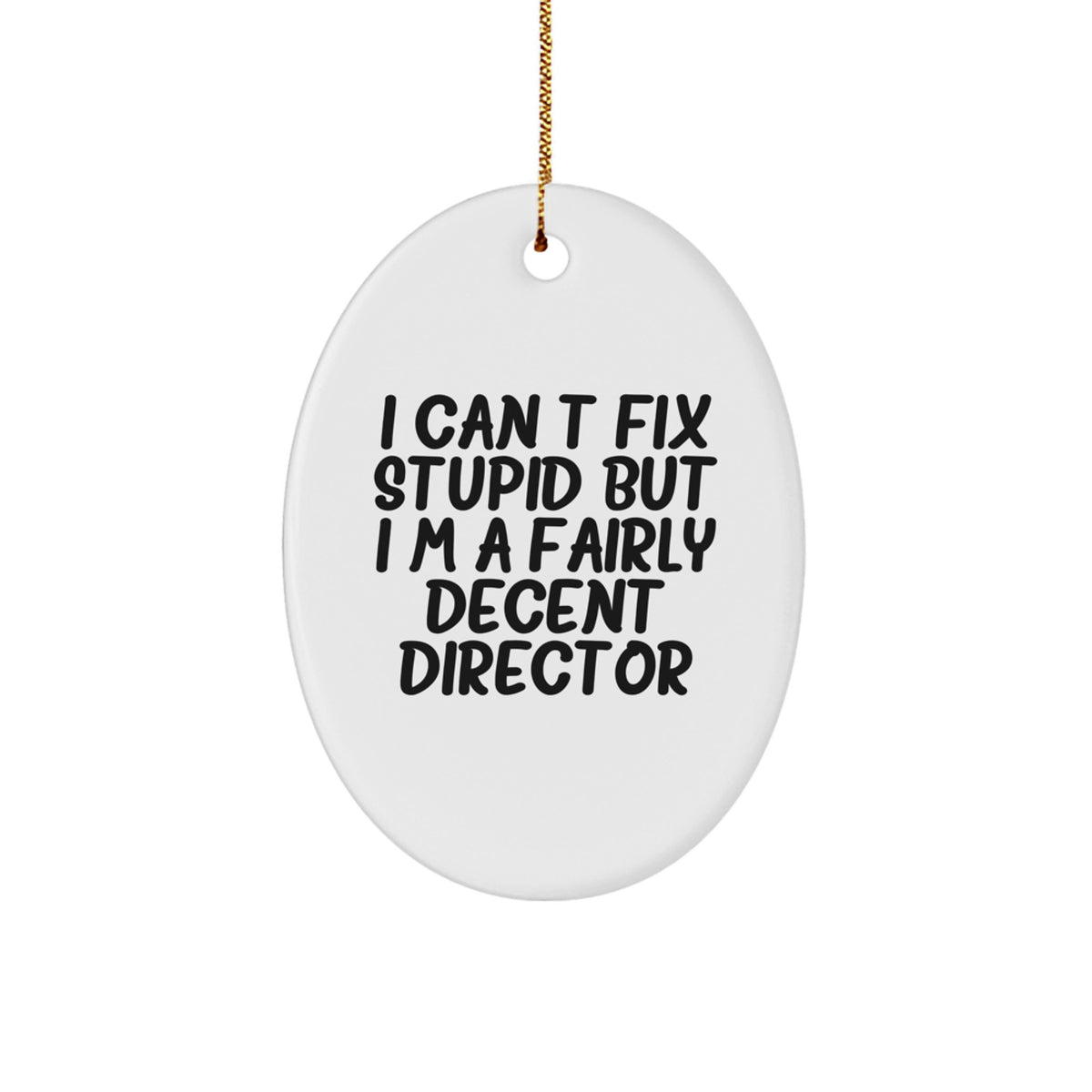 Funny Director Christmas Ornament Gift for Kids – Favorite Keepsake - Image 1