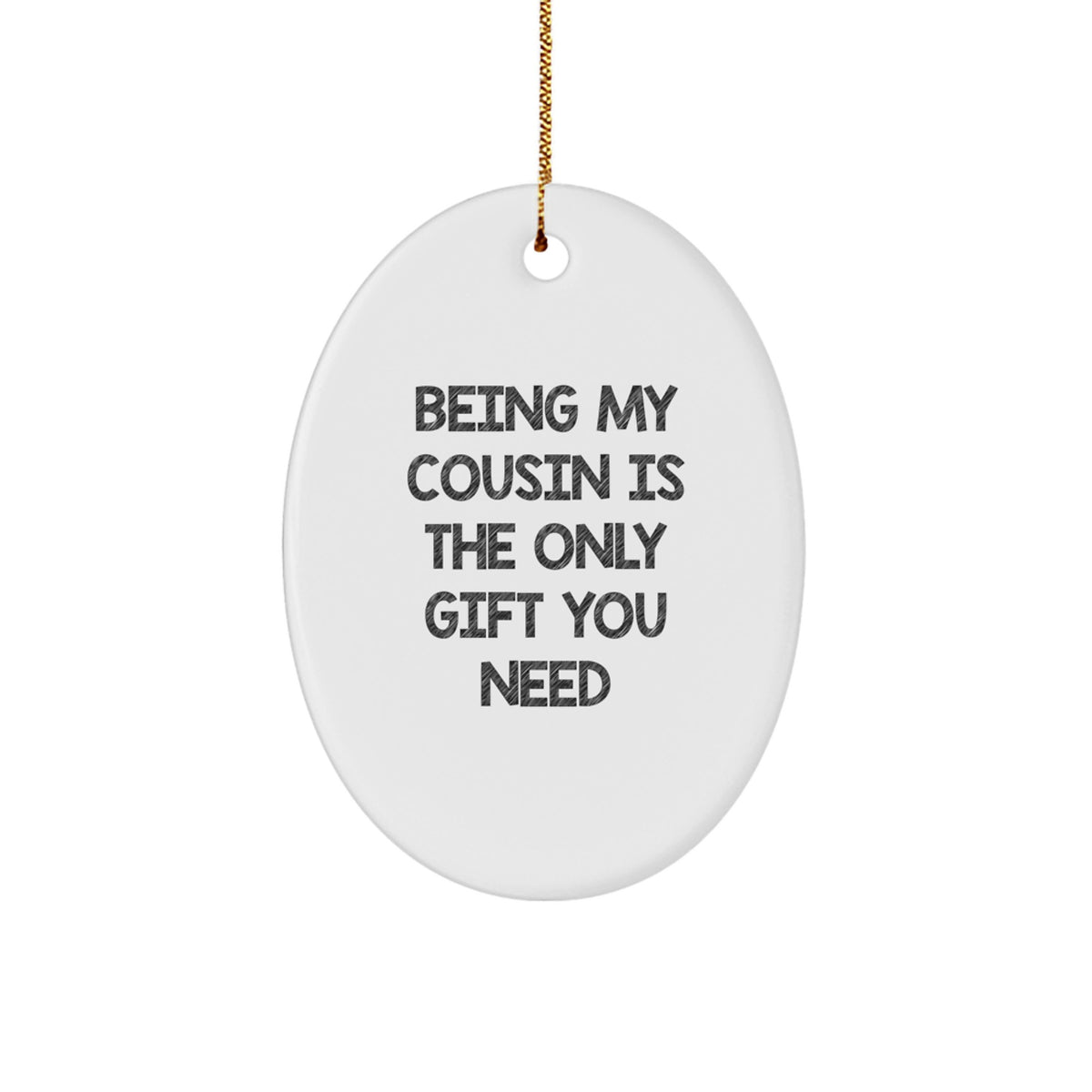 Cousin Christmas Ornament Idea for Coworkers Gift - Image 1