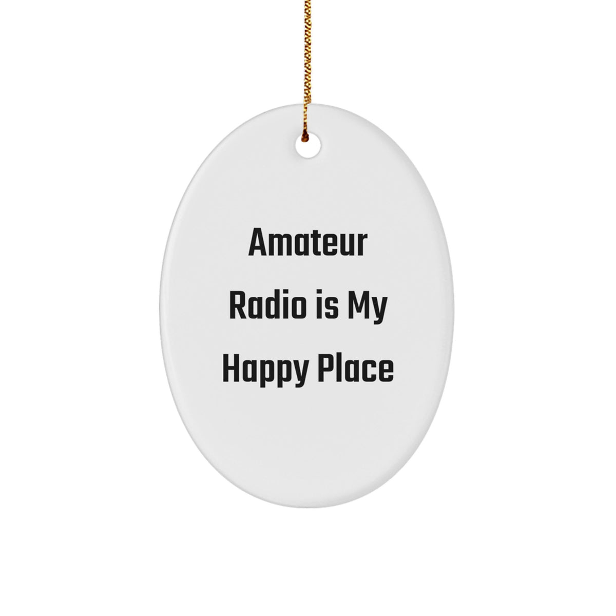Amateur Radio Keepsake Holiday Christmas Ornament for Him Gift - Image 1