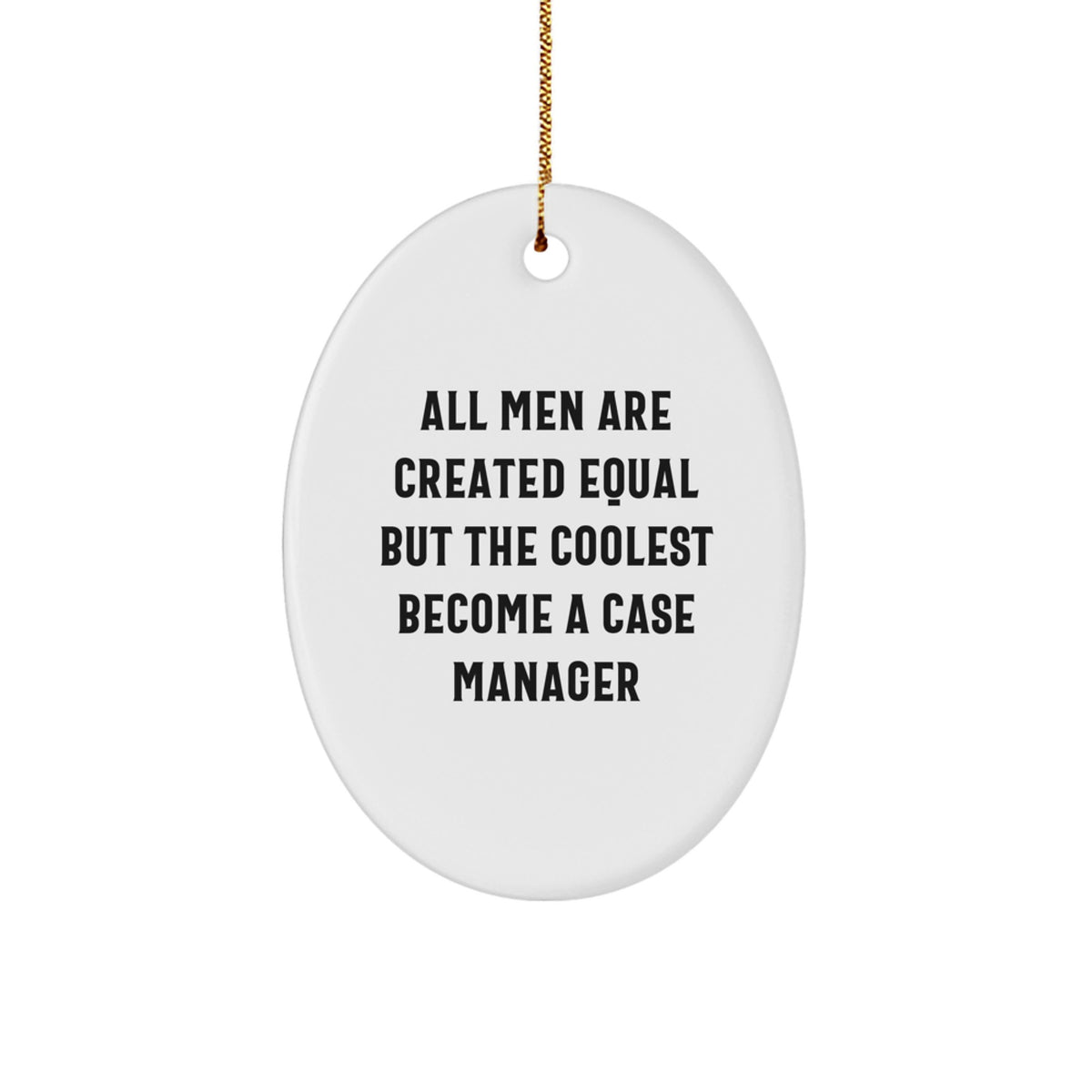 Case Manager Christmas Ornament for Her Present Gift - Image 1