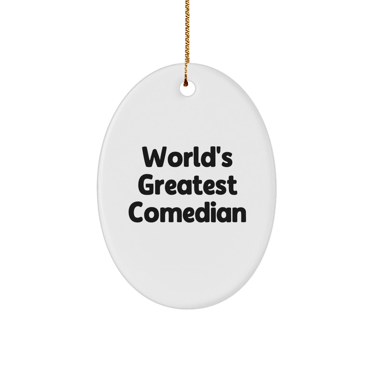 Comedian Christmas Ornament Gift for Coworkers Greatest Comedian - Image 1