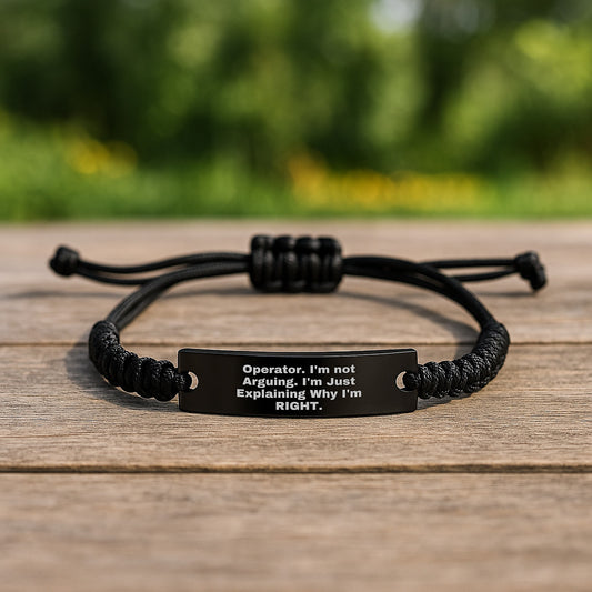 Operator Humor Funny Quote Rope Graduation Gift for Men or Women from Friends or Family - Image 2