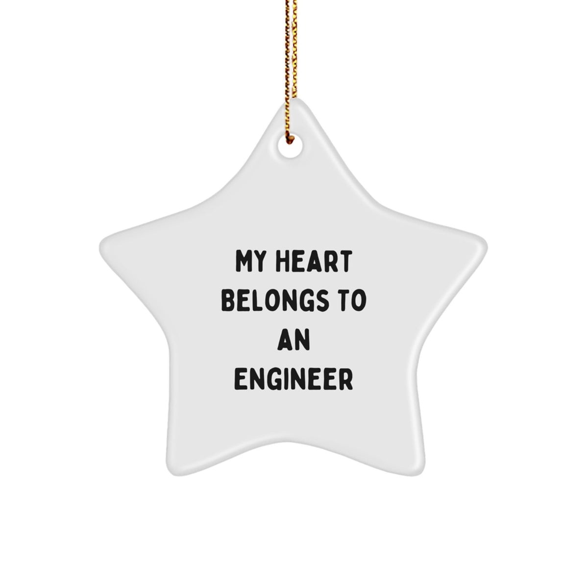 Engineer Keepsake Christmas Ornament for Him Gift Belongs To an Engineer - Image 1