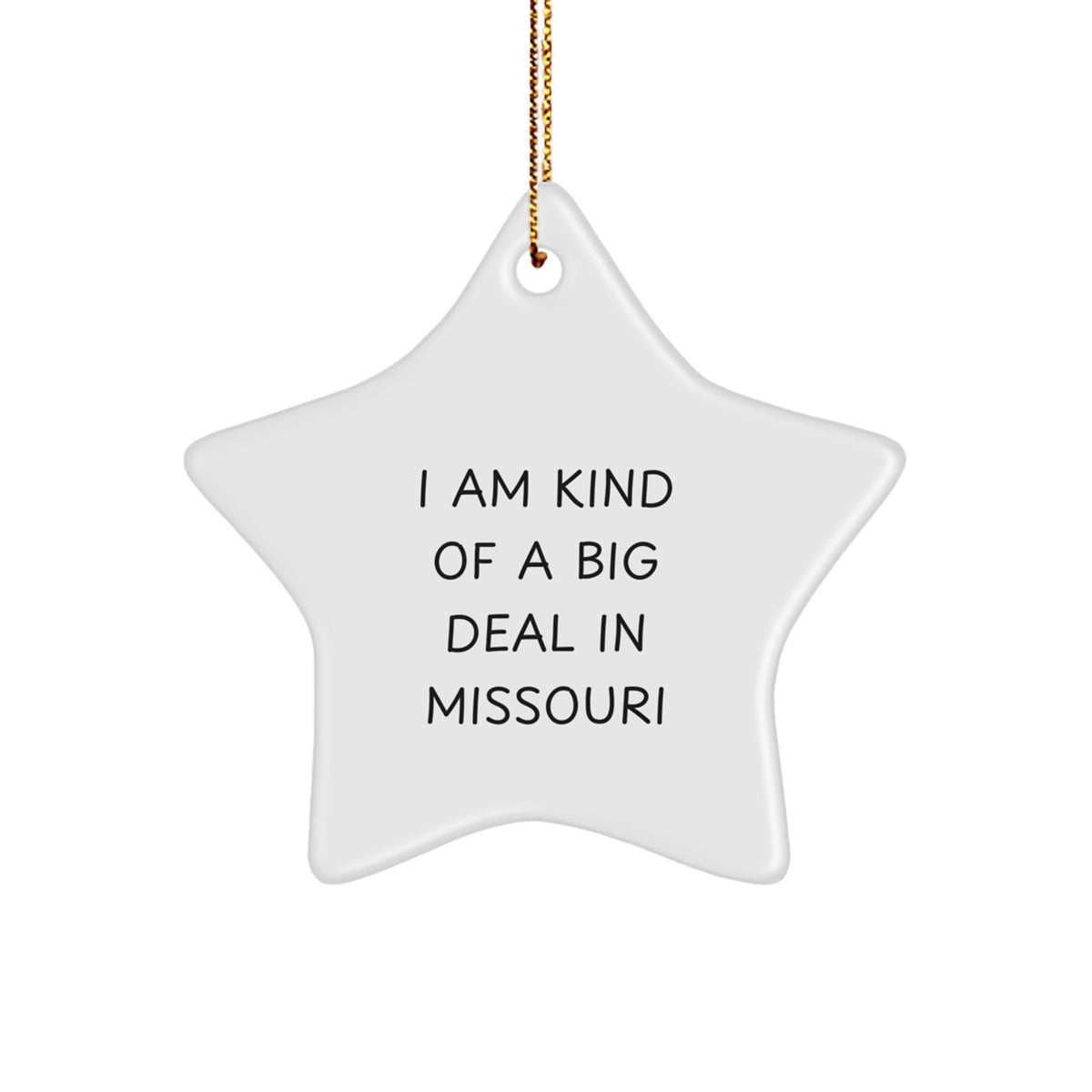 Missouri Star Ornament for Her Keepsake Holiday Christmas Gift - Image 1