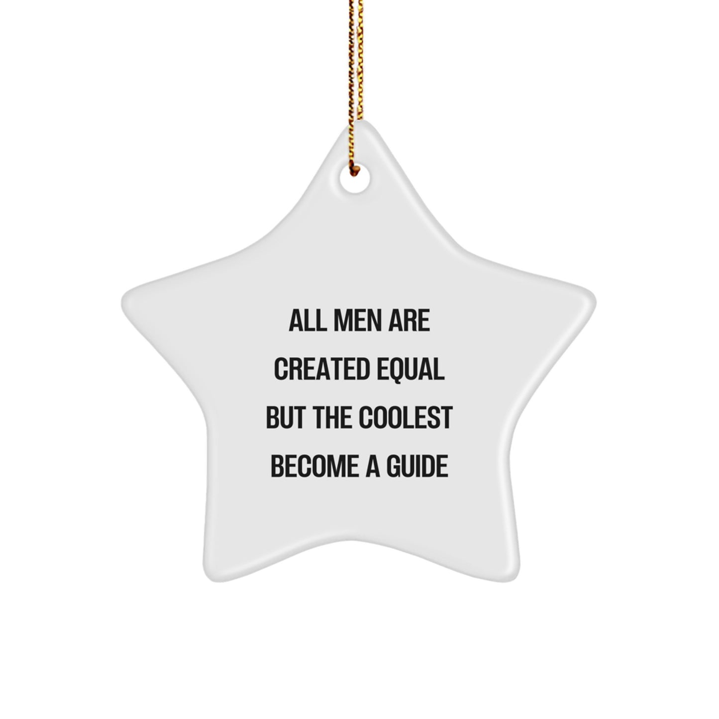 Funny Guide Star Ornaments, Gifts from Men to Guide Lovers for Christmas Unique Decorations - Image 1