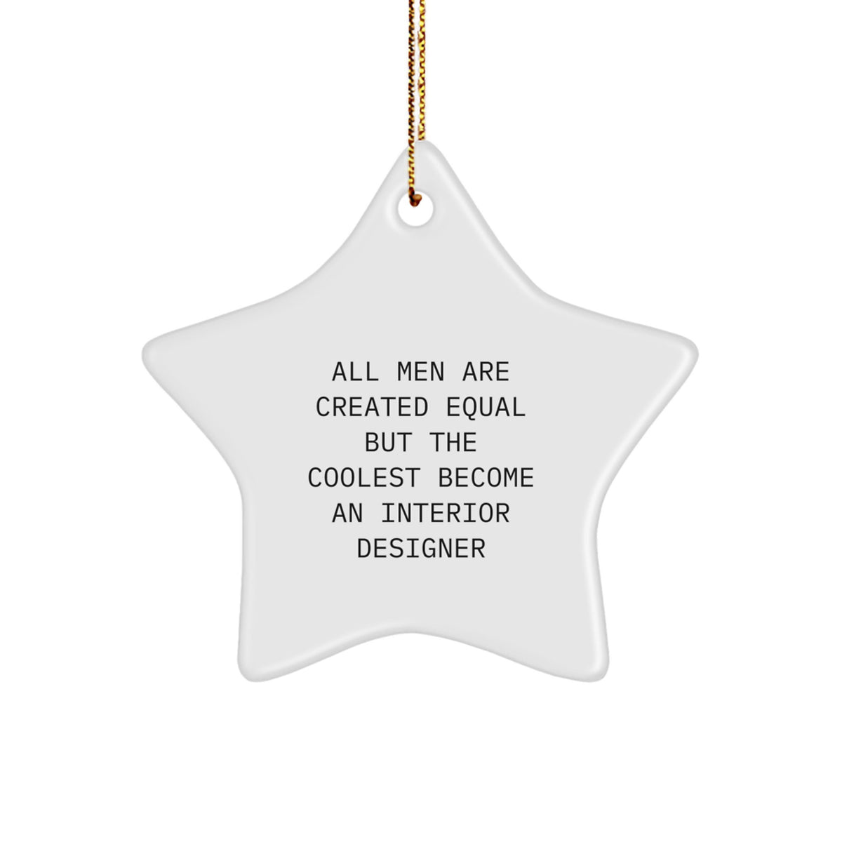 For Him Interior Designer Christmas Ornament Keepsake Gift - Image 1