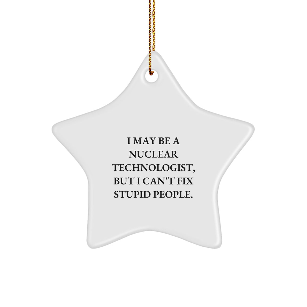 Nuclear Technologist Keepsake Christmas Ornament for Him Gift - Image 1
