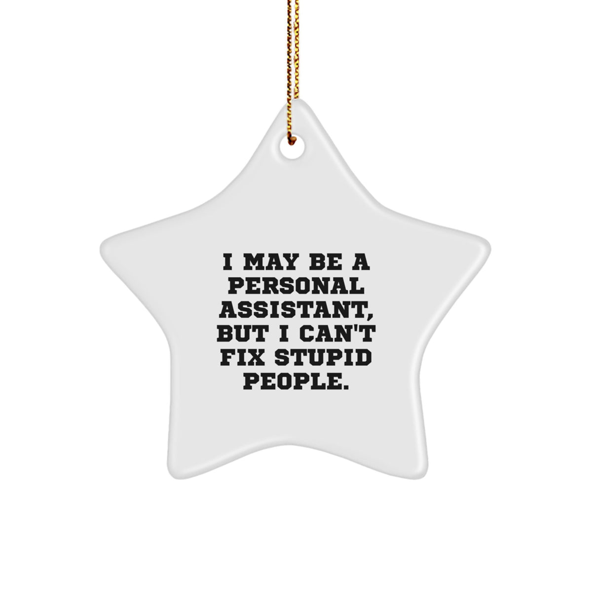 Christmas Gift for Her Personal Assistant Star Ornament Present - Image 1