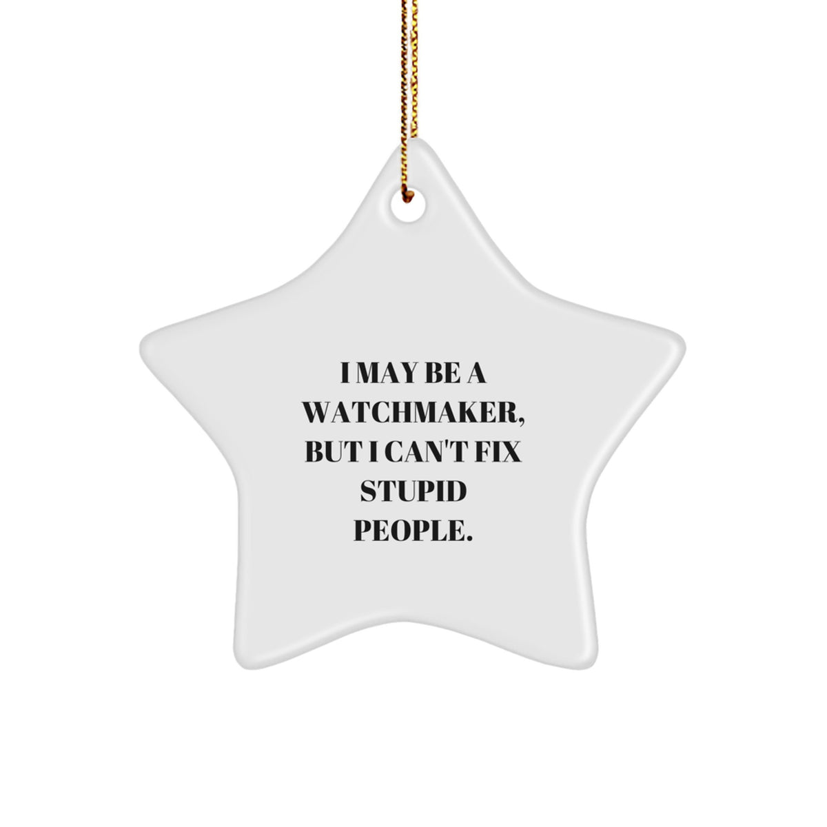 Watchmaker Keepsake Holiday Christmas Ornament for Him Gift Bright - Image 1