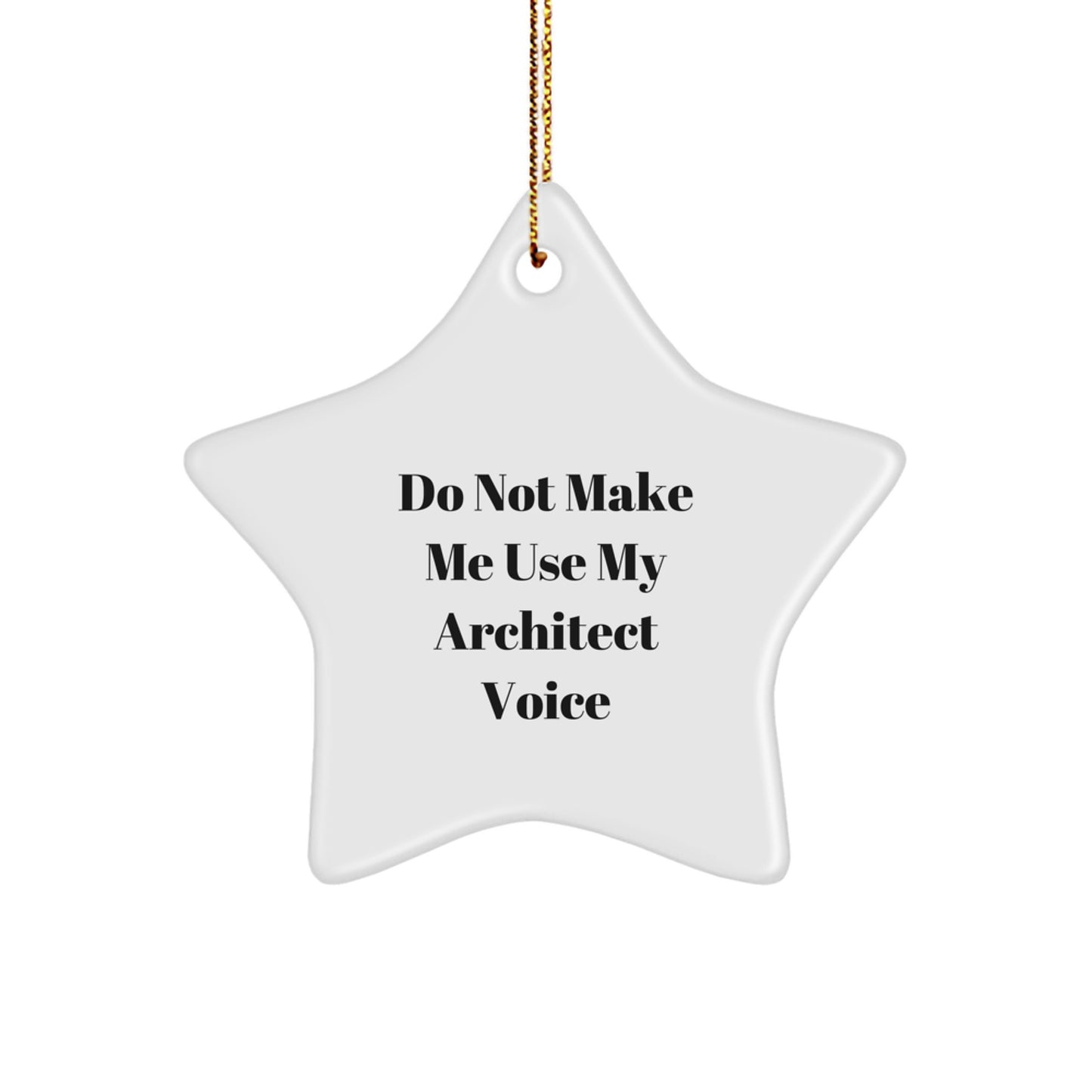 Architect Keepsake Christmas Ornament for Him Gift - Image 1