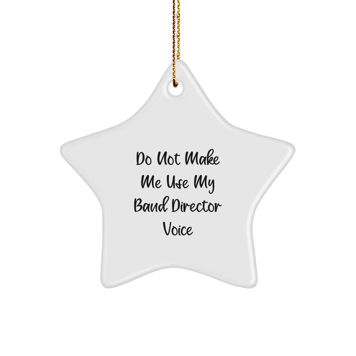 Band Director Holiday Christmas Ornament Keepsake for Him Gift - Image 1