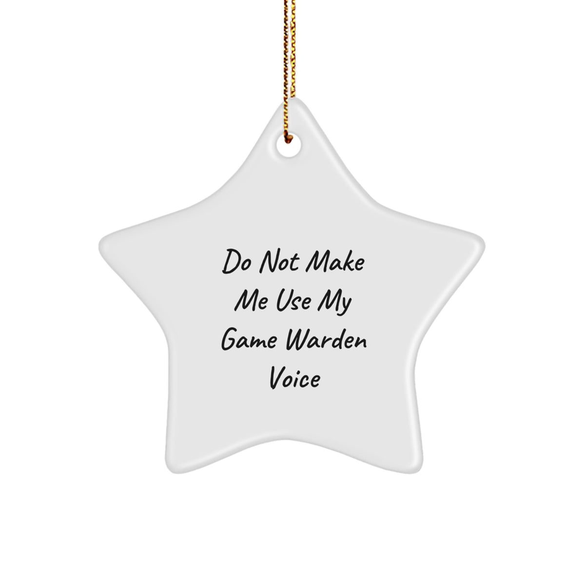 Game Warden Christmas Ornament Treasure for Family Gift - Image 1