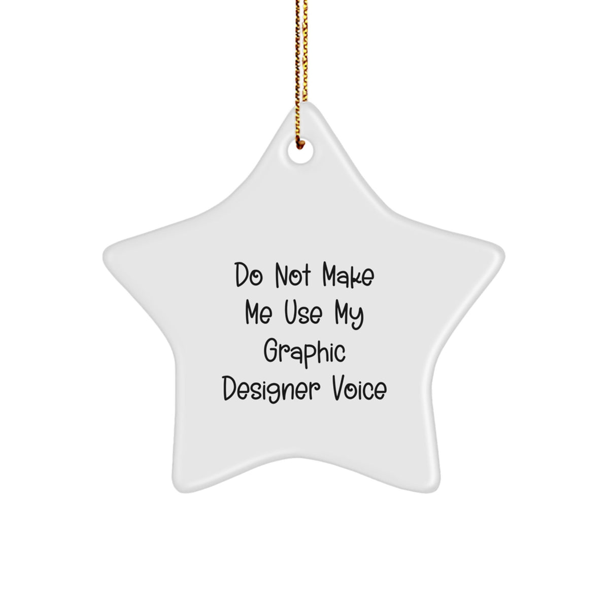 Christmas Ornament for Her Present Graphic Designer Gift - Image 1