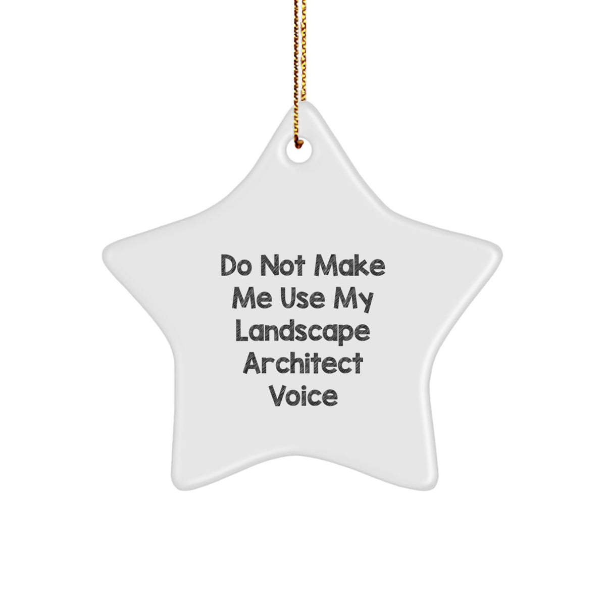 Landscape Architect Favorite Star Ornament for Kids Christmas Gift - Image 1