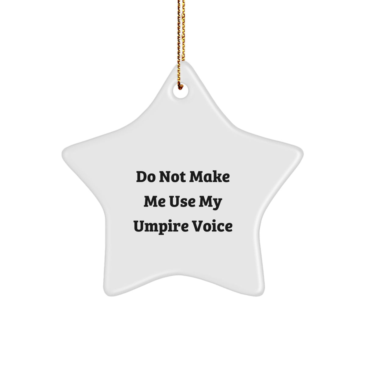 Umpire Keepsake Christmas Ornament for Him Gift - Image 1