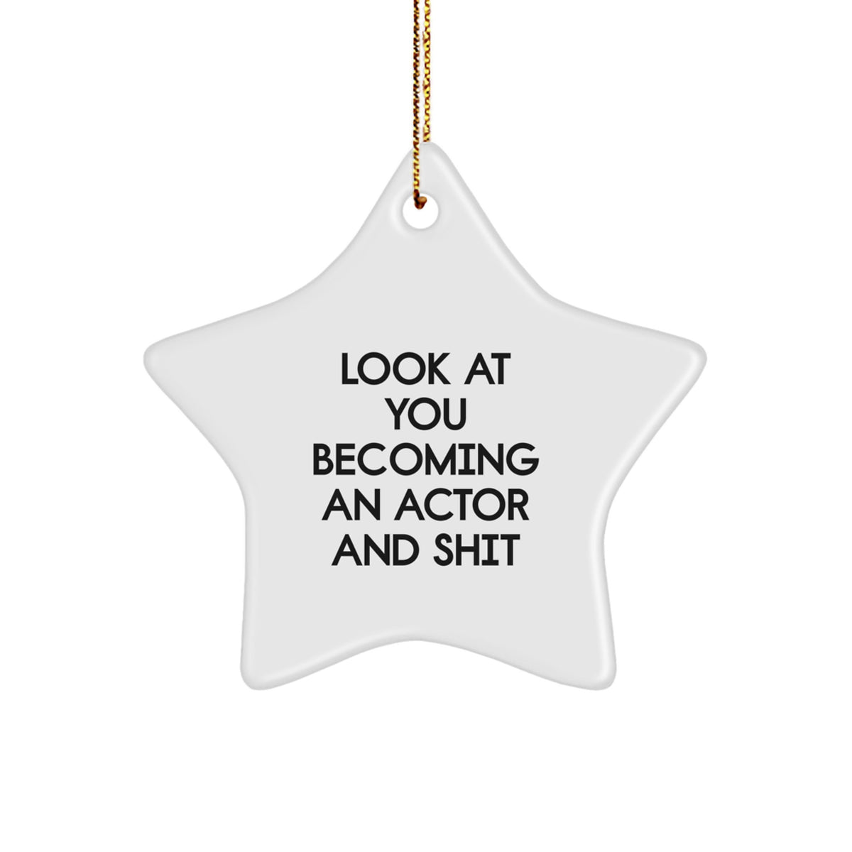 Christmas Gift for Her Actor Star Ornament Present - Image 1
