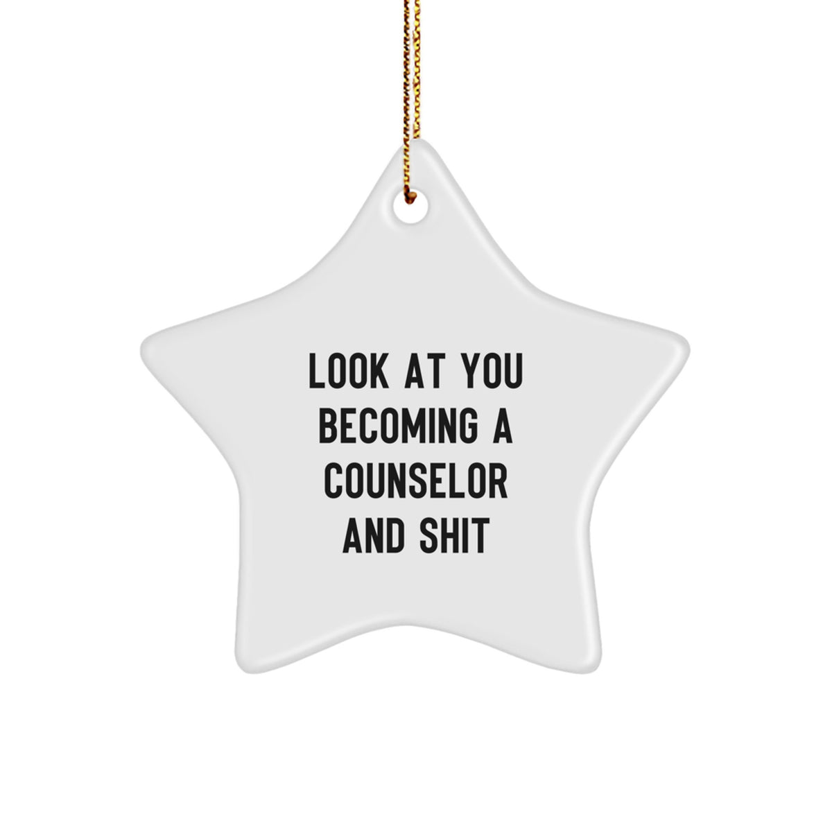 Counselor Keepsake Christmas Ornament for Him Gift - Image 1