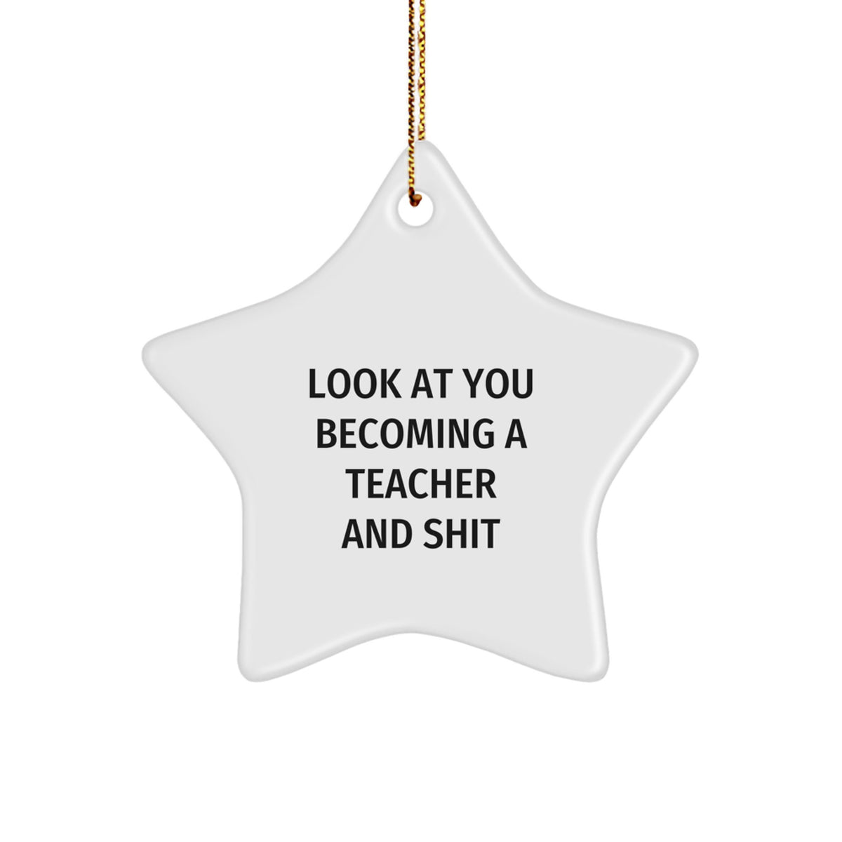 Teacher Favorite Bright Star Ornament for Kids Seasonal Christmas Gift - Image 1
