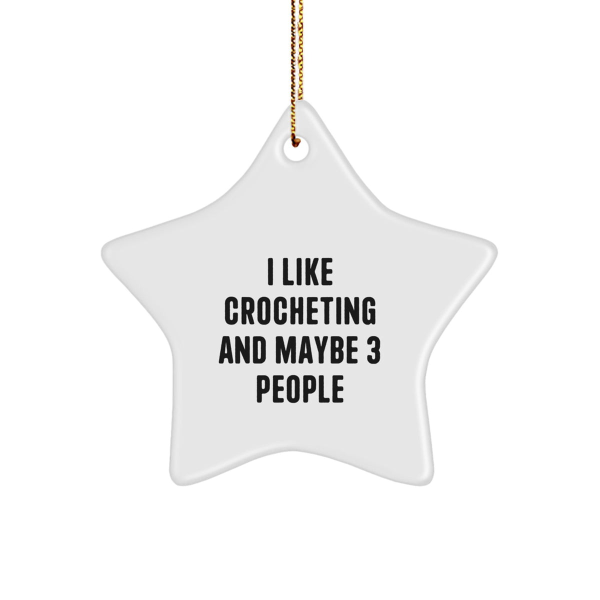 Crocheting Keepsake Christmas Ornament for Him Gift - Image 1