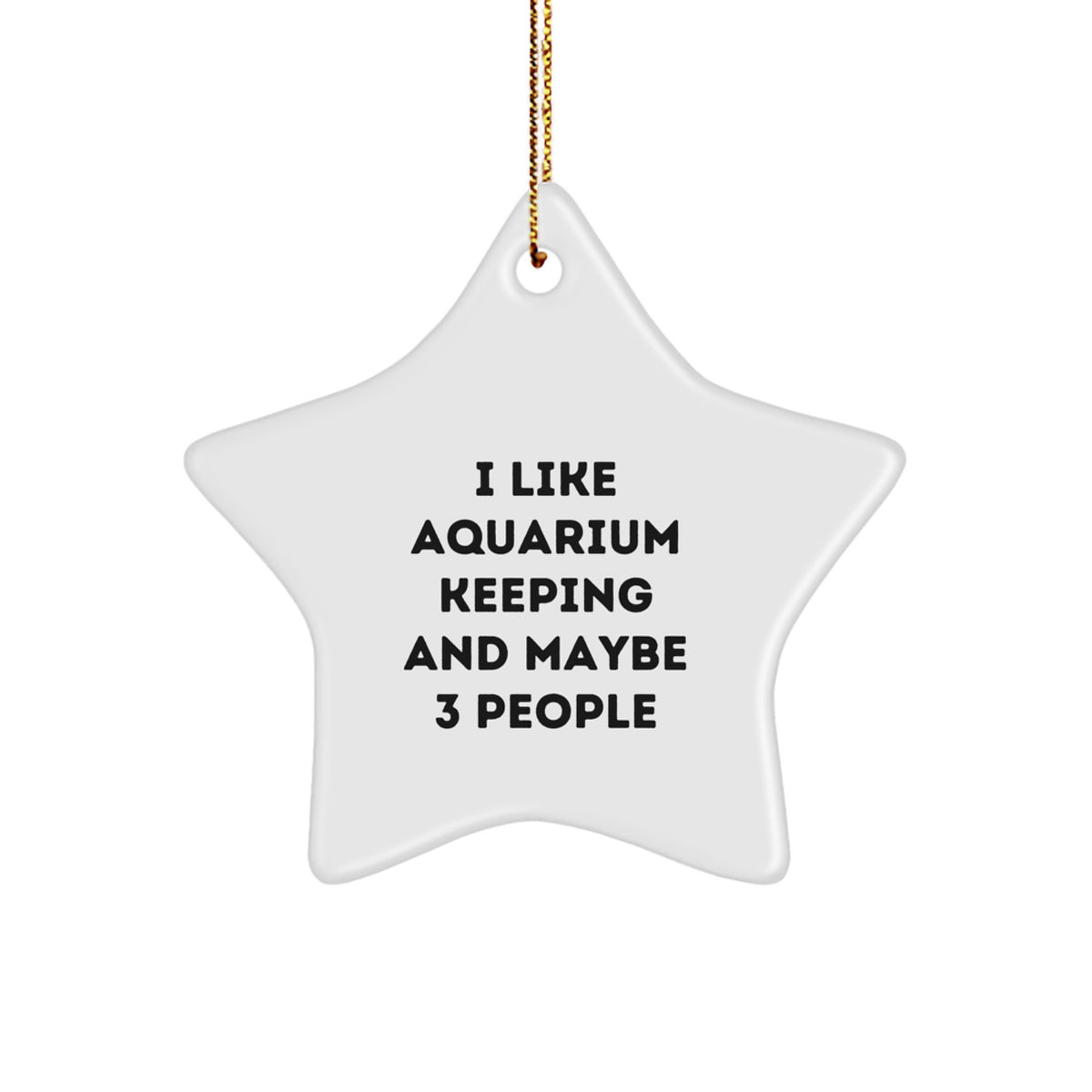 Aquarium Keeping Favorite Star Christmas Ornament for Kids Gift - Image 1