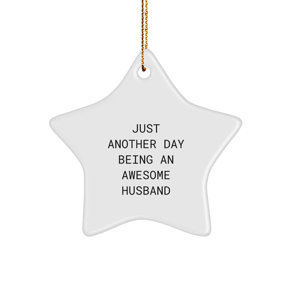 Husband Keepsake Christmas Ornament Gift for Him - Image 1