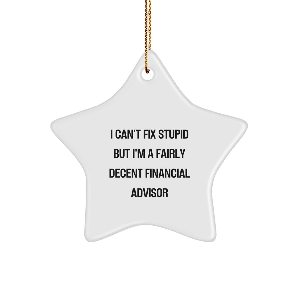Family Treasure Christmas Ornament Gift for Financial Advisor With Witty - Image 1