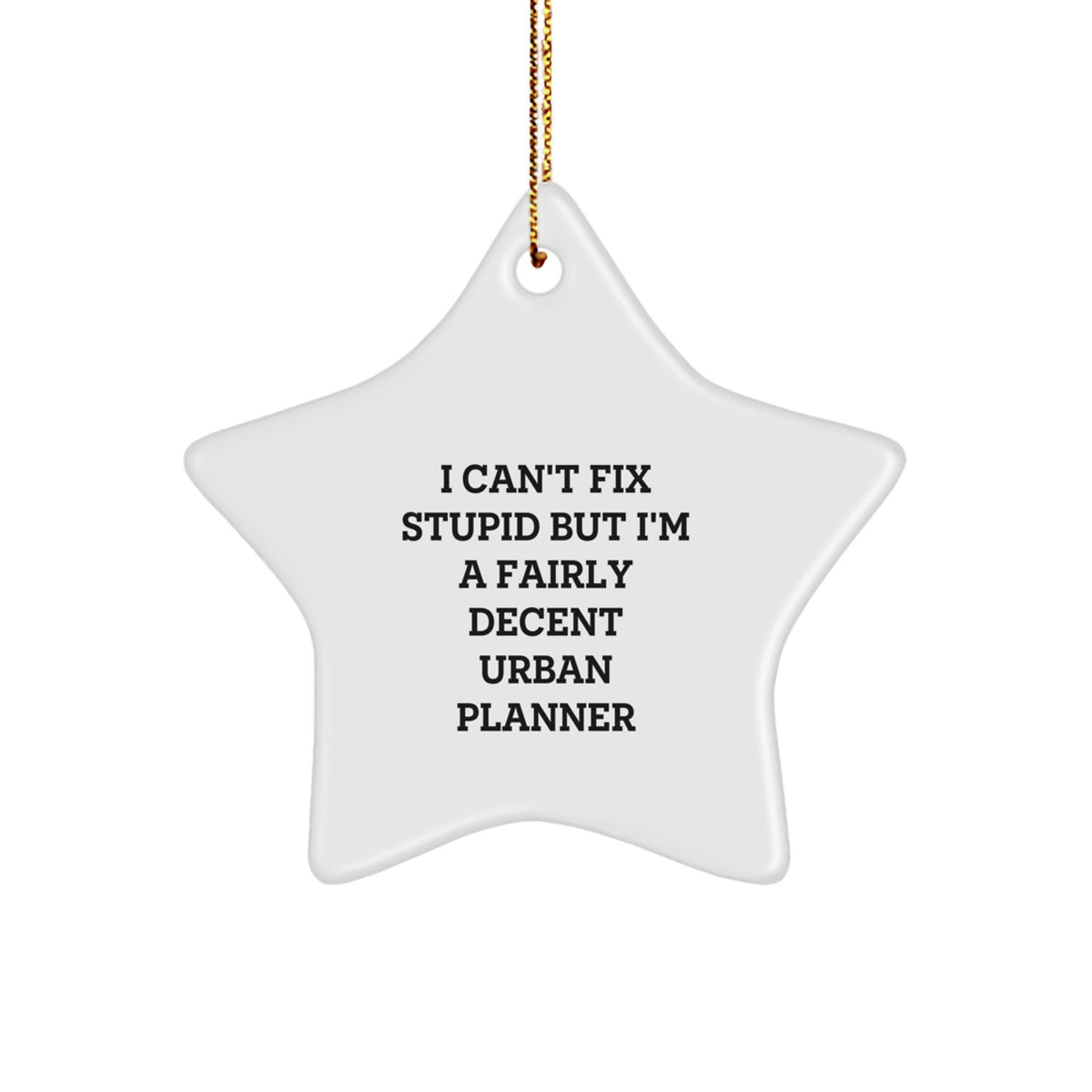Urban Planner Christmas Ornament Gift for Family - Treasure I Can't Fix - Image 1