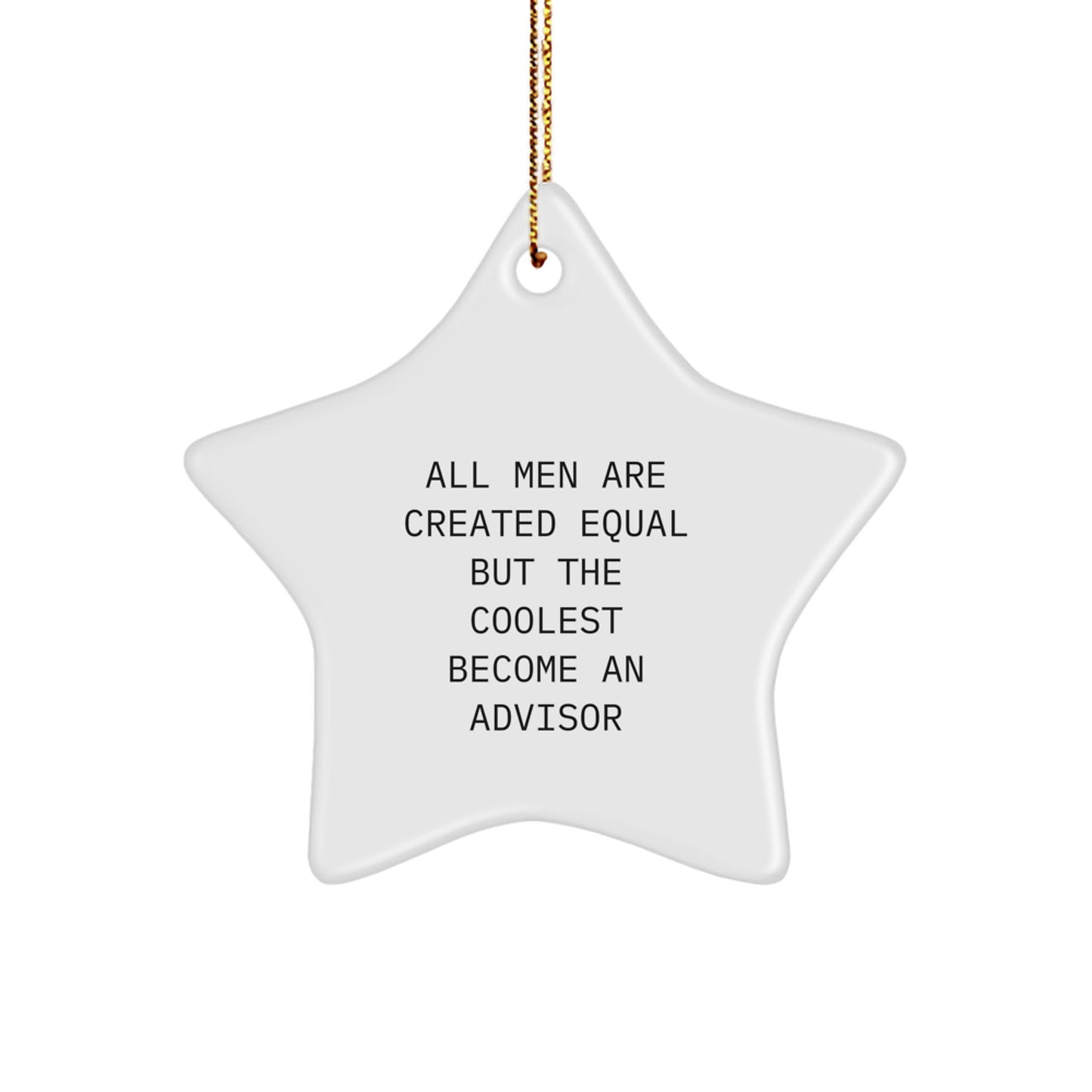 Advisor Keepsake Christmas Ornament for Him Gift - Image 1