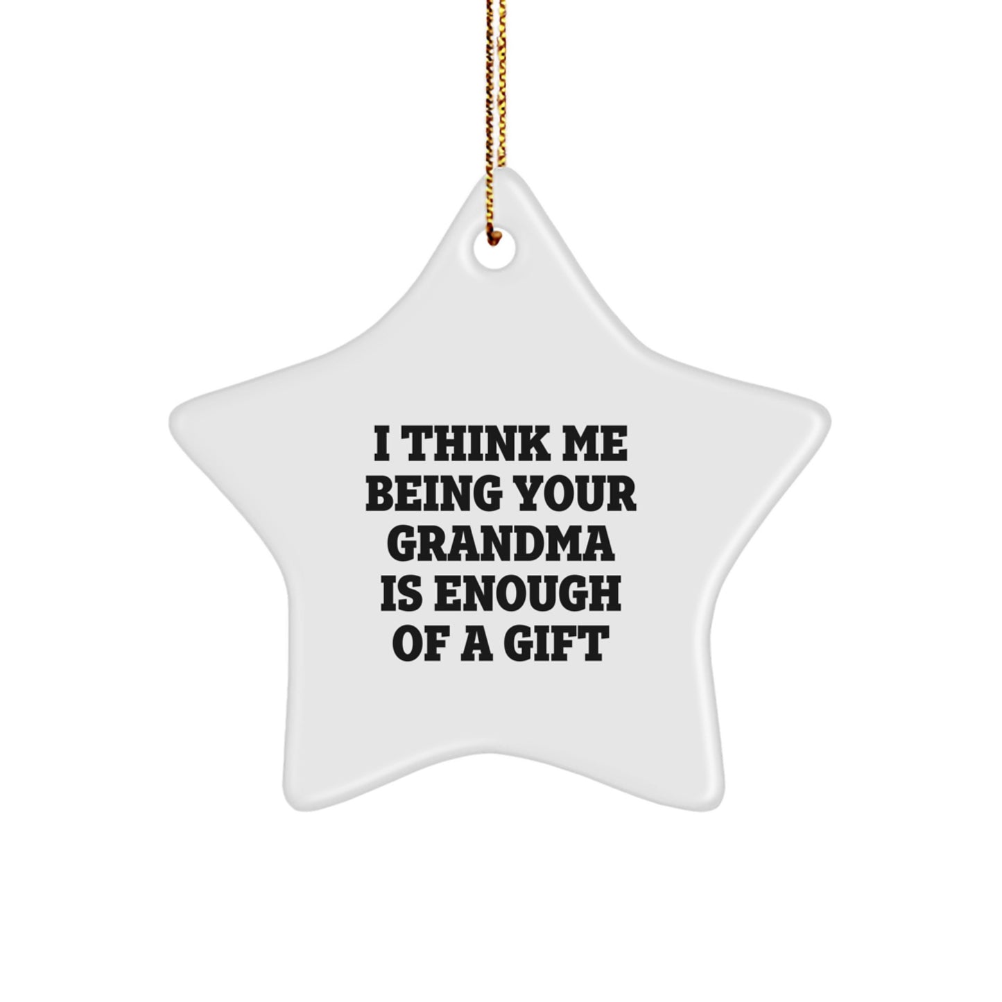 Cute Grandma Star Ornament Gifts from Family for Grandma Christmas Unique - Image 1