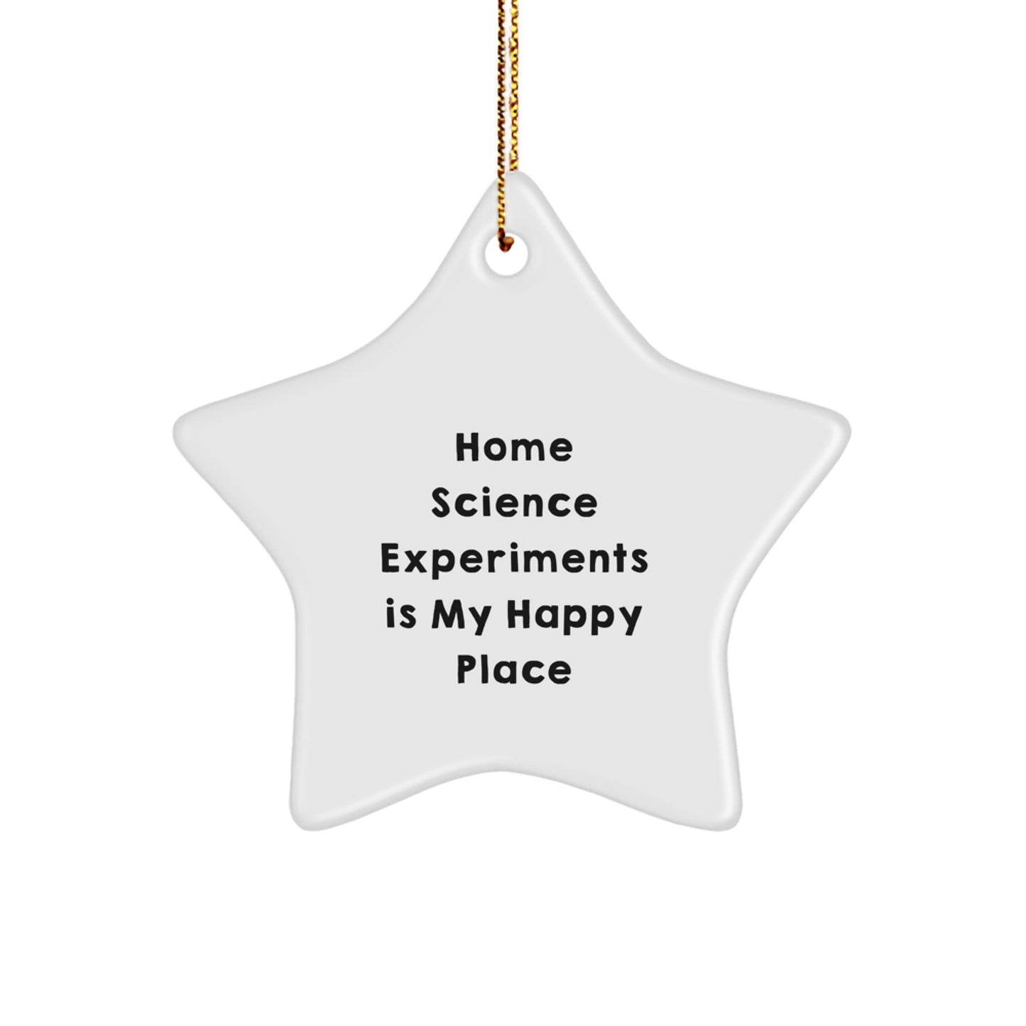 Home Science Experiments Keepsake Christmas Ornament for Him Gift - Image 1