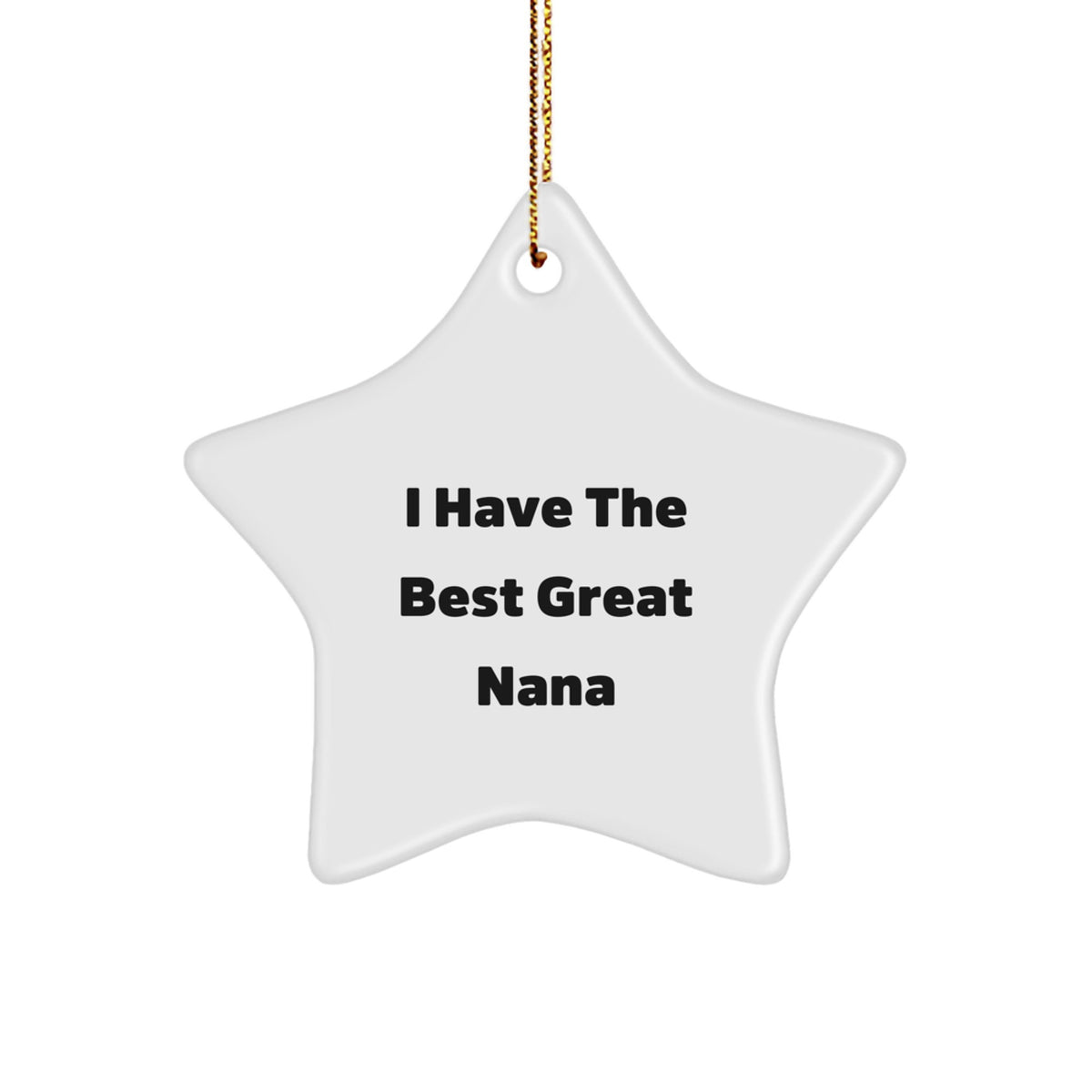 Proud Nana Christmas Ornament Novelty Gift for Friends Best Great Nana - Image 1