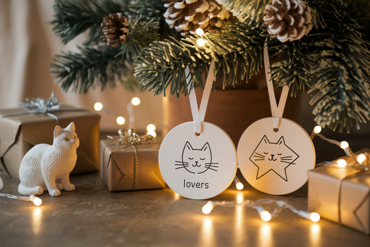 Cover image for 4 Cat Lover Ornaments Gift Ideas