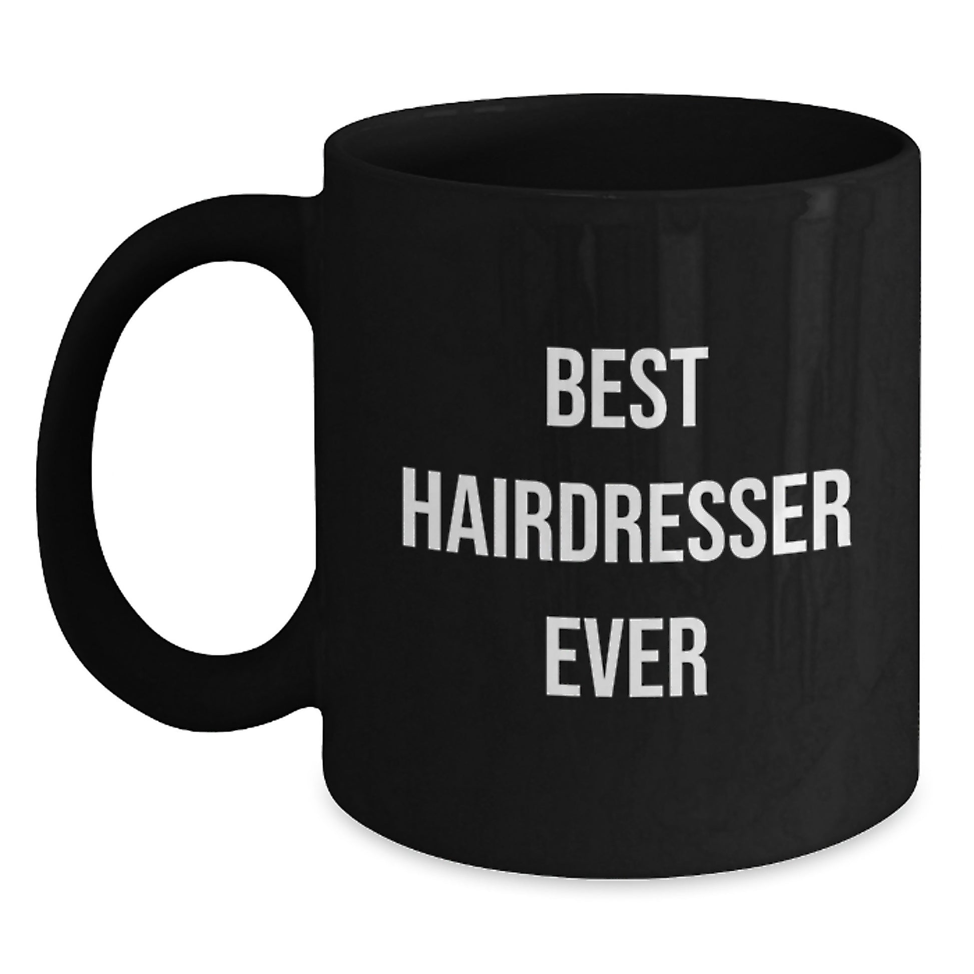 Funny Hairdresser Gifts for Men, Funny Black Coffee Mug, Best Hairdresser Ever, Unique Christmas Unique Gifts from Friends - Main