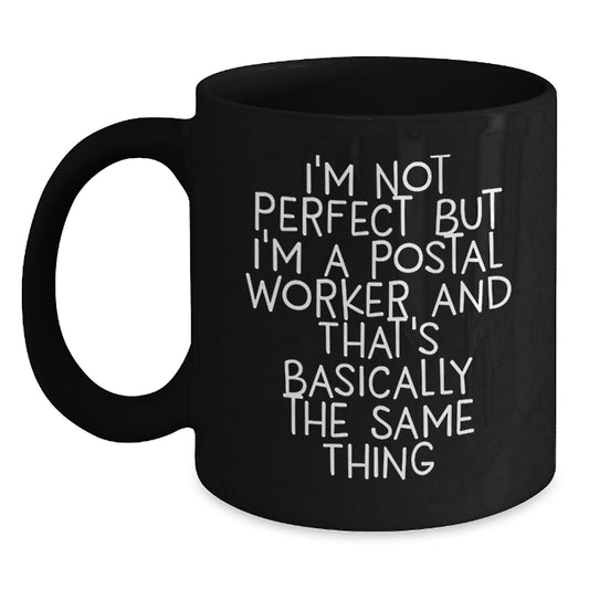 Funny Postal Worker Coffee Mug Gifts for Men Women Friends Coworkers Family Birthday Unique - Main