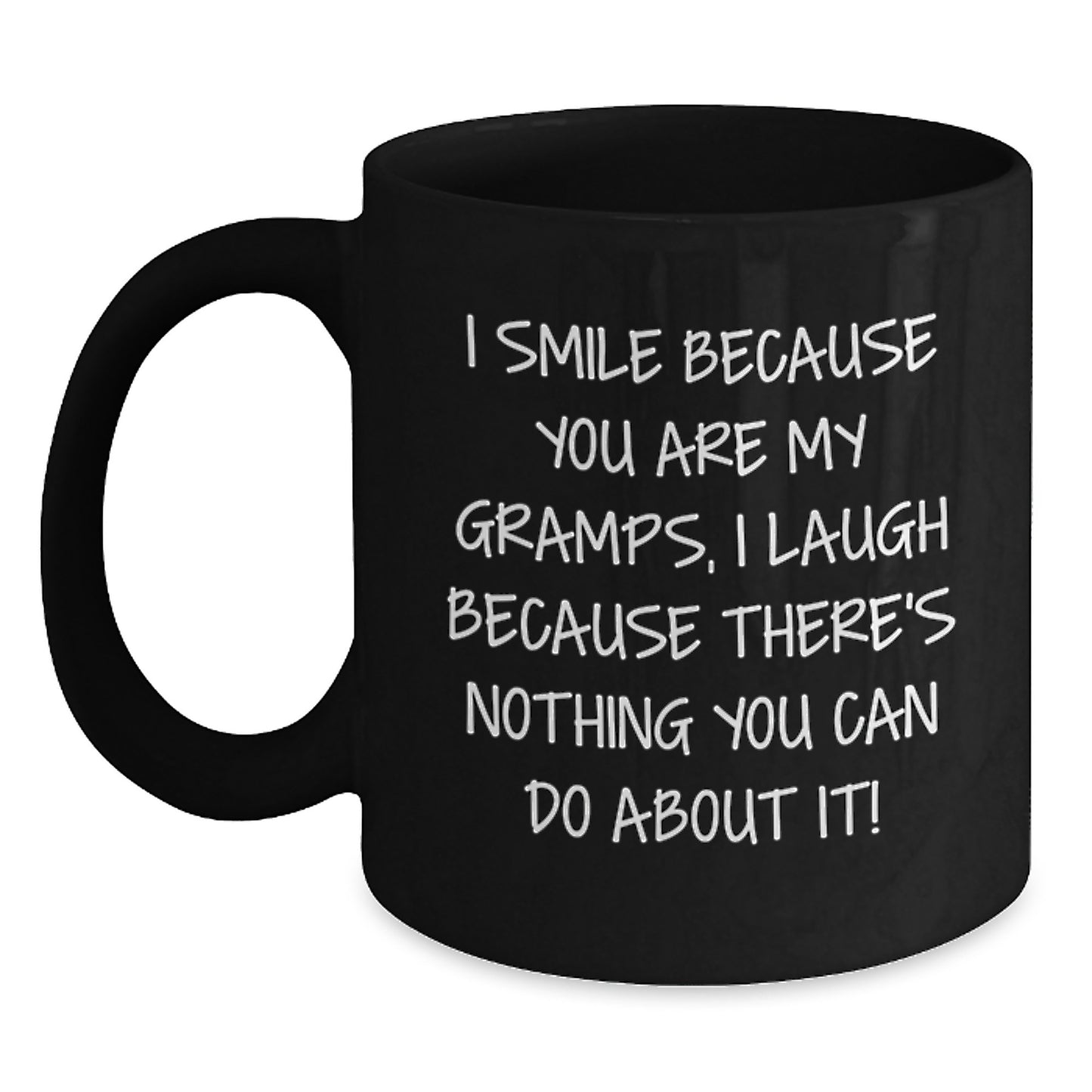 Funny Gramps Gifts from Family on Birthday, I Smile Because You Are My Gramps, Gifts for Gramps Men - Main