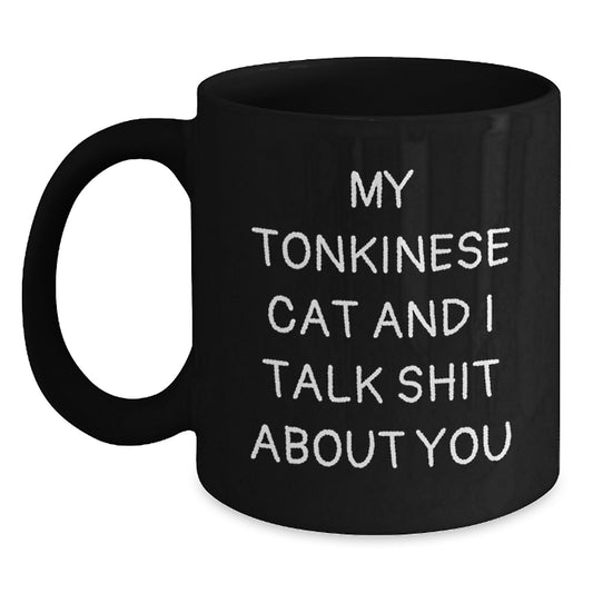 Tonkinese Cat Lovers Funny Mug Gifts from Family on Birthday Unique for Tonkinese Cat Enthusiasts - Main