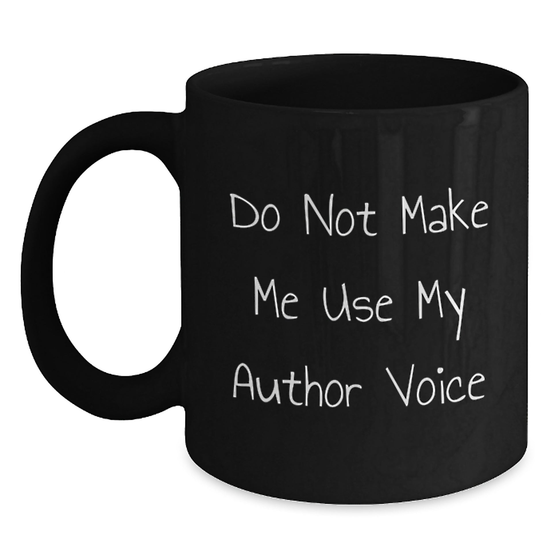 Author Keepsake Black Coffee Mug for Him Graduation Gift - Main