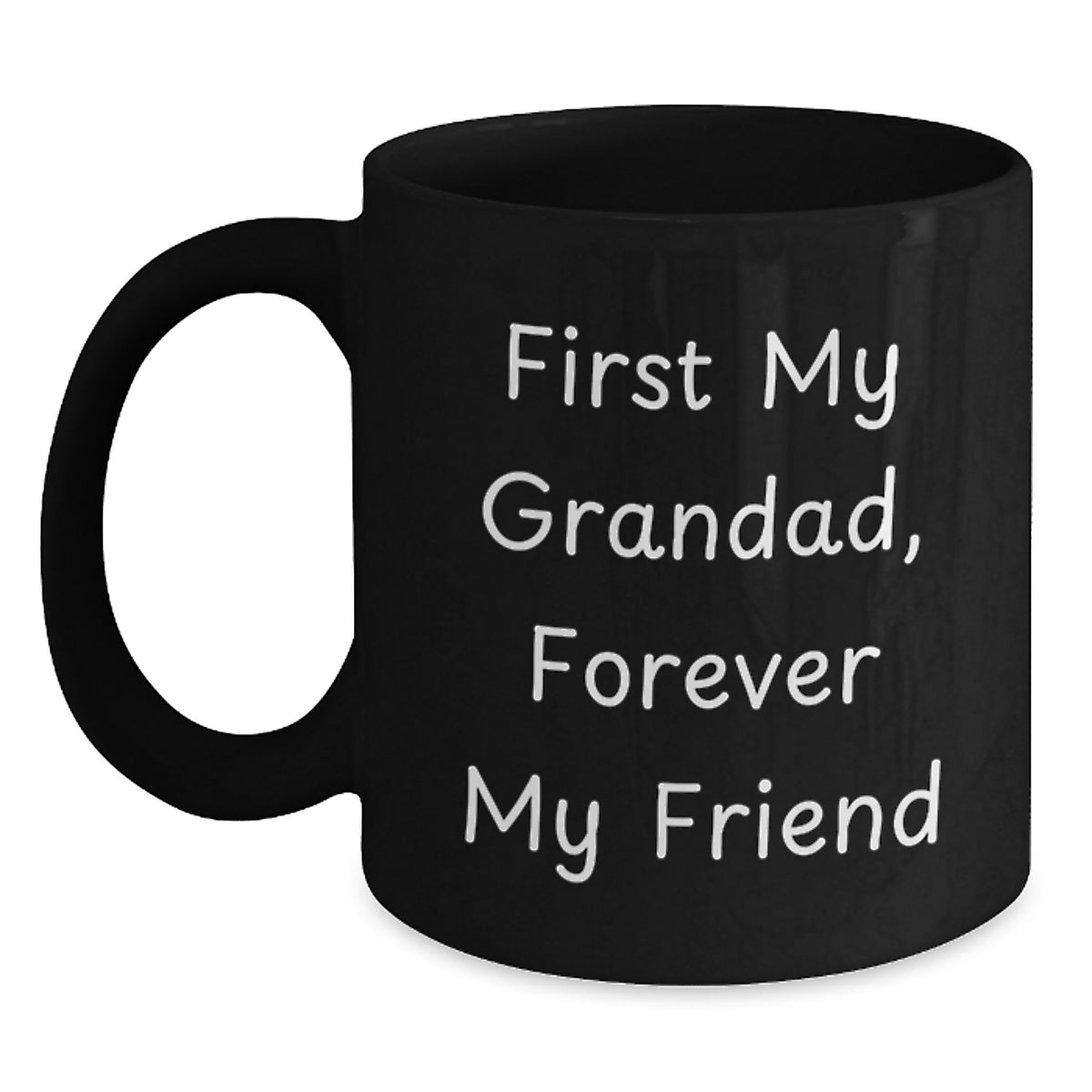 Grandad Gifts, Funny Mugs for Him, Birthday Unique Gifts from Family, Grandad Black Coffee Mug - Main